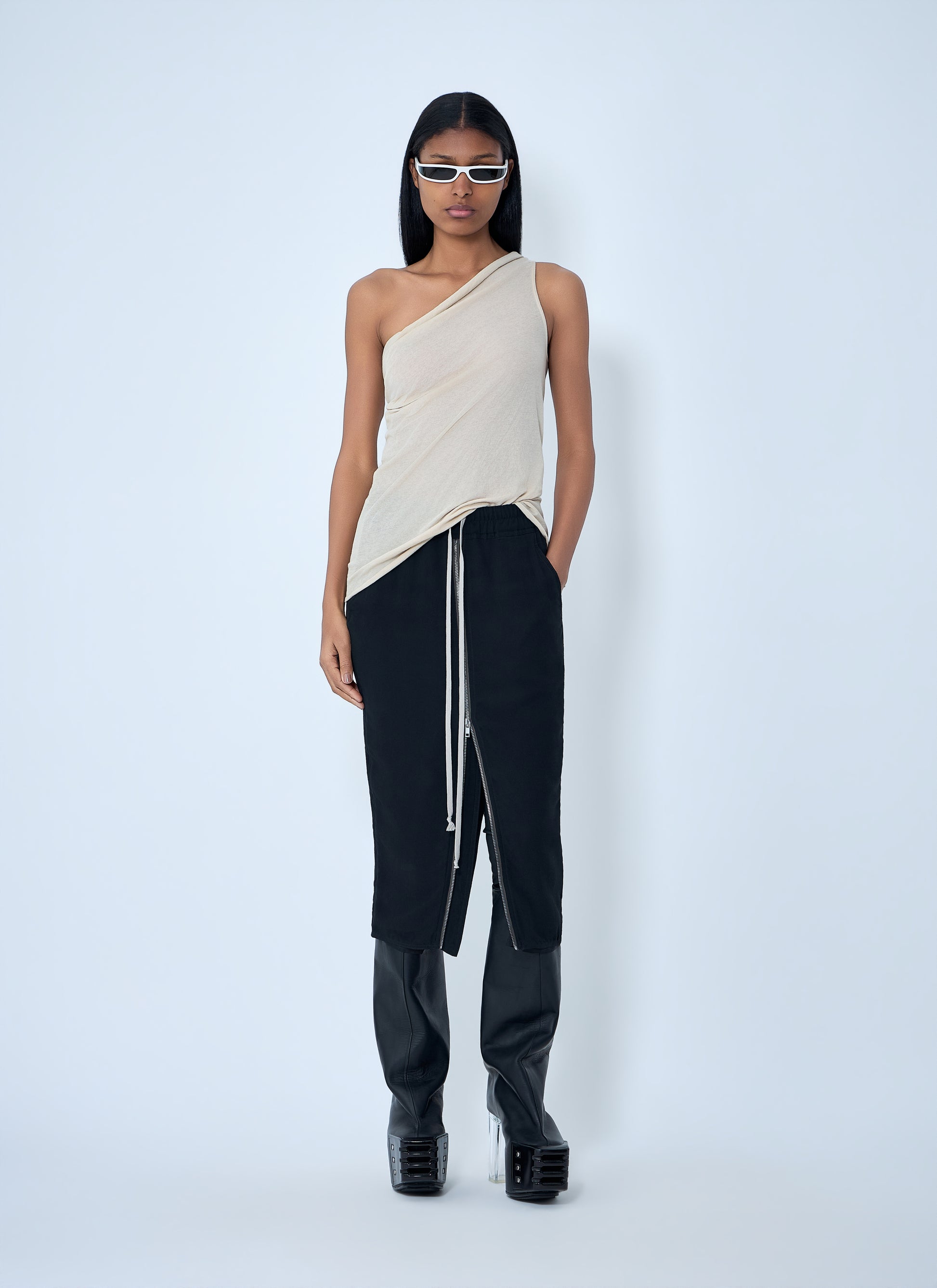 Rick Owens Women Elasticated Midi Skirt RICK OWENS