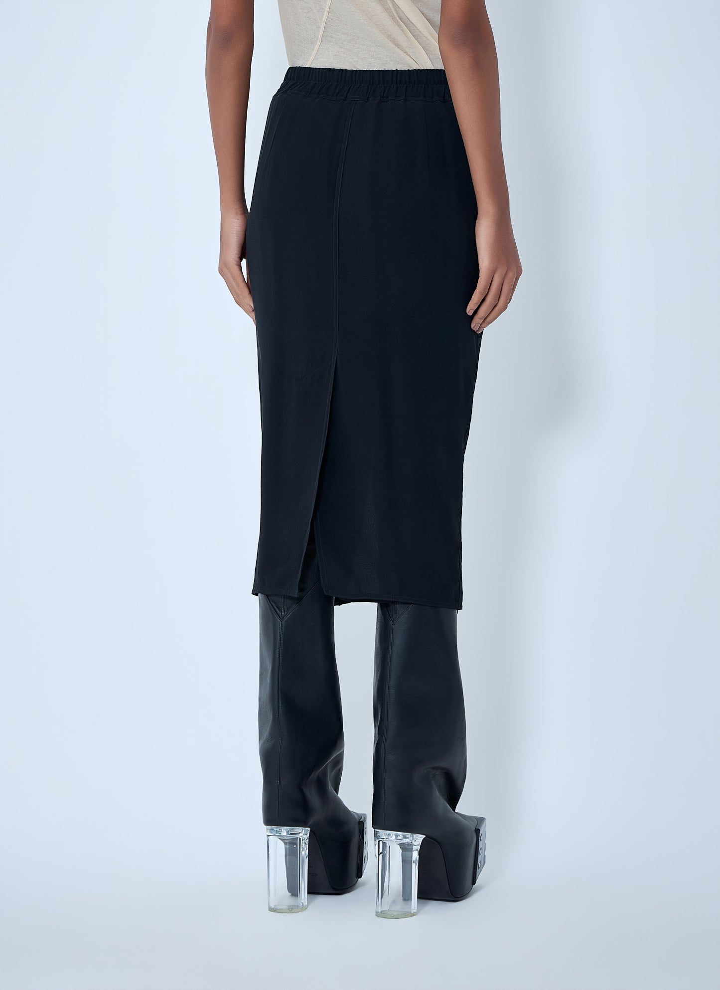 Rick Owens Women Elasticated Midi Skirt RICK OWENS