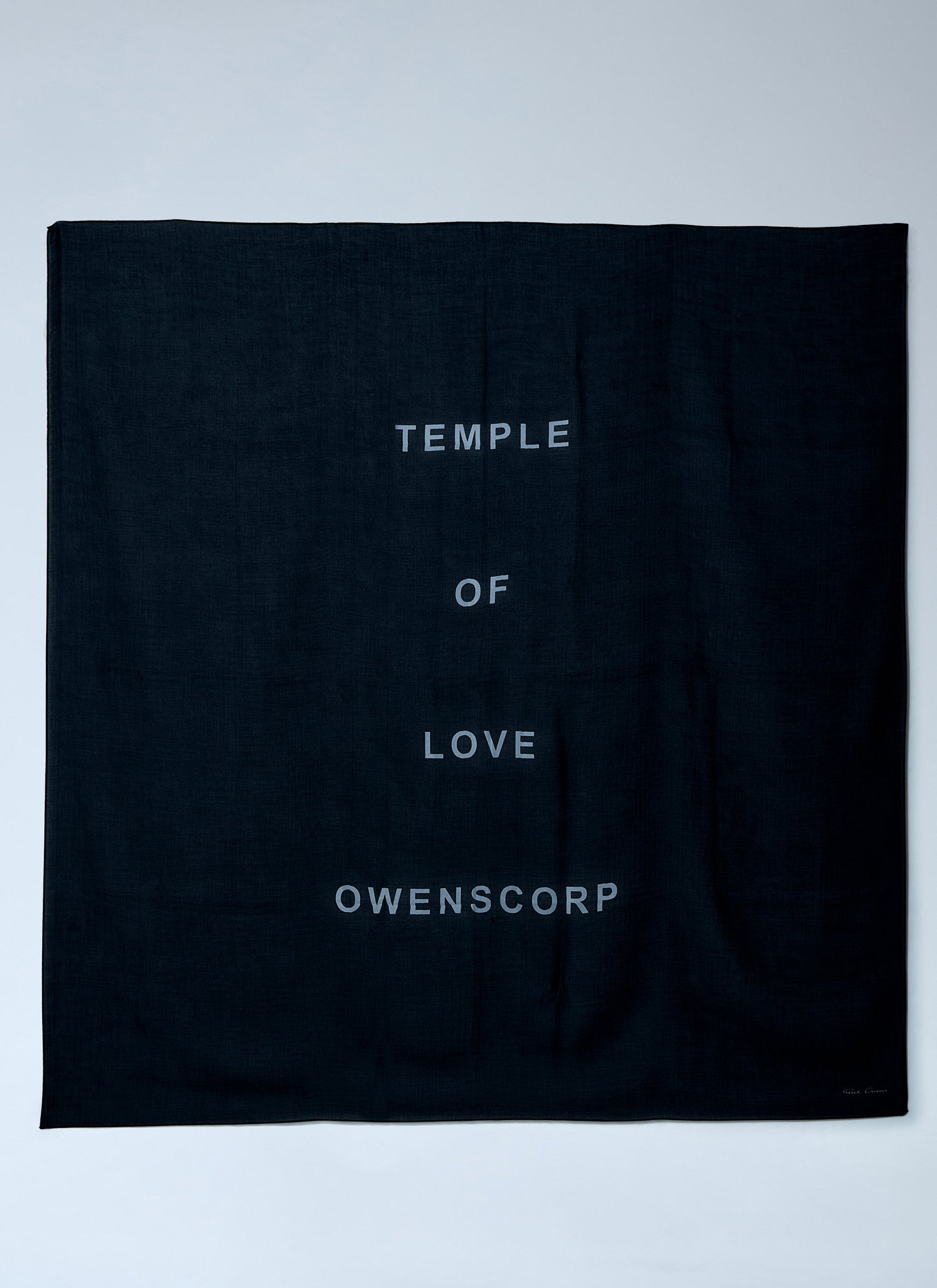 Rick Owens Women Printed Cotton Scarf RICK OWENS
