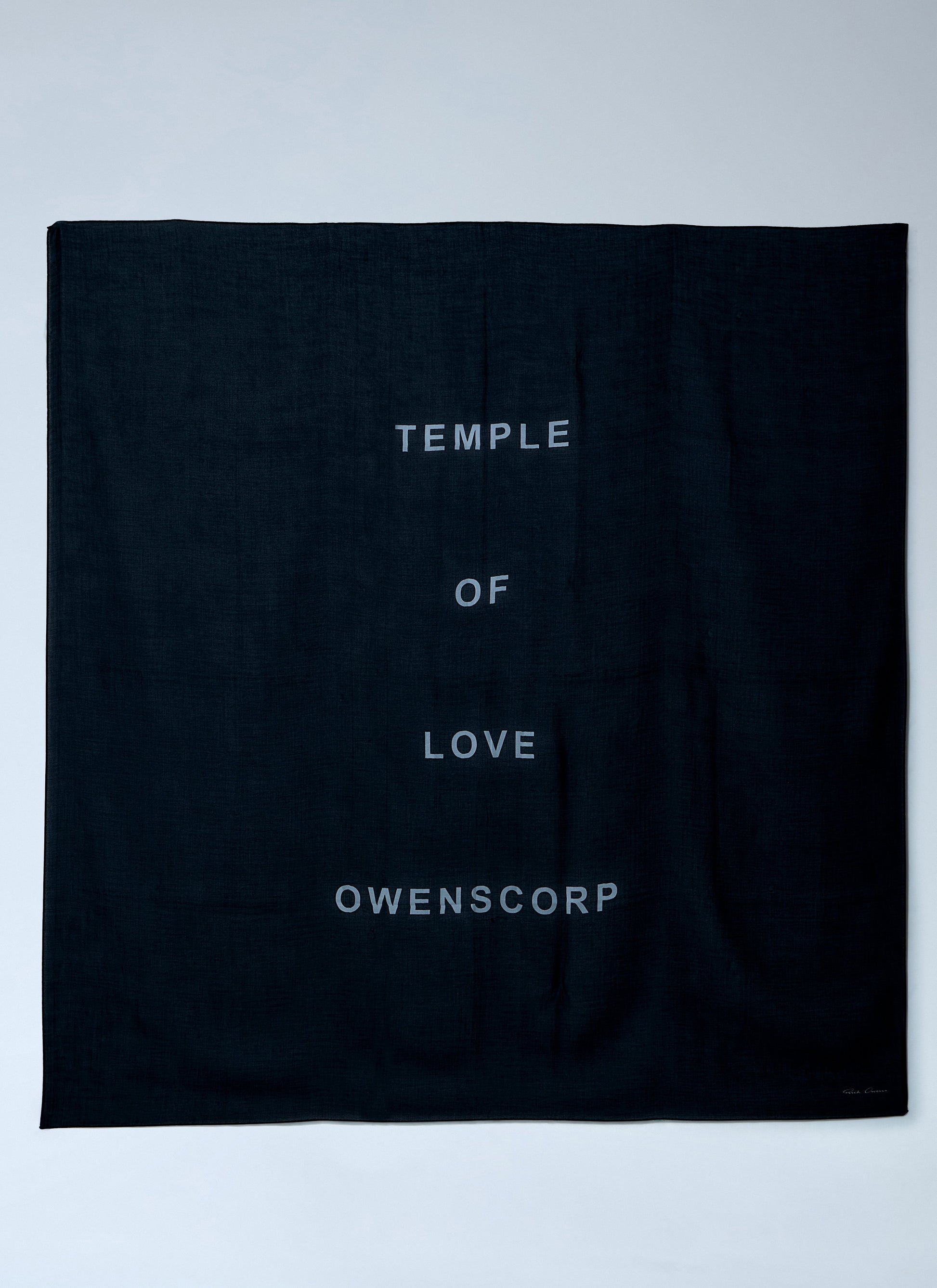 Rick Owens Women Printed Cotton Scarf RICK OWENS