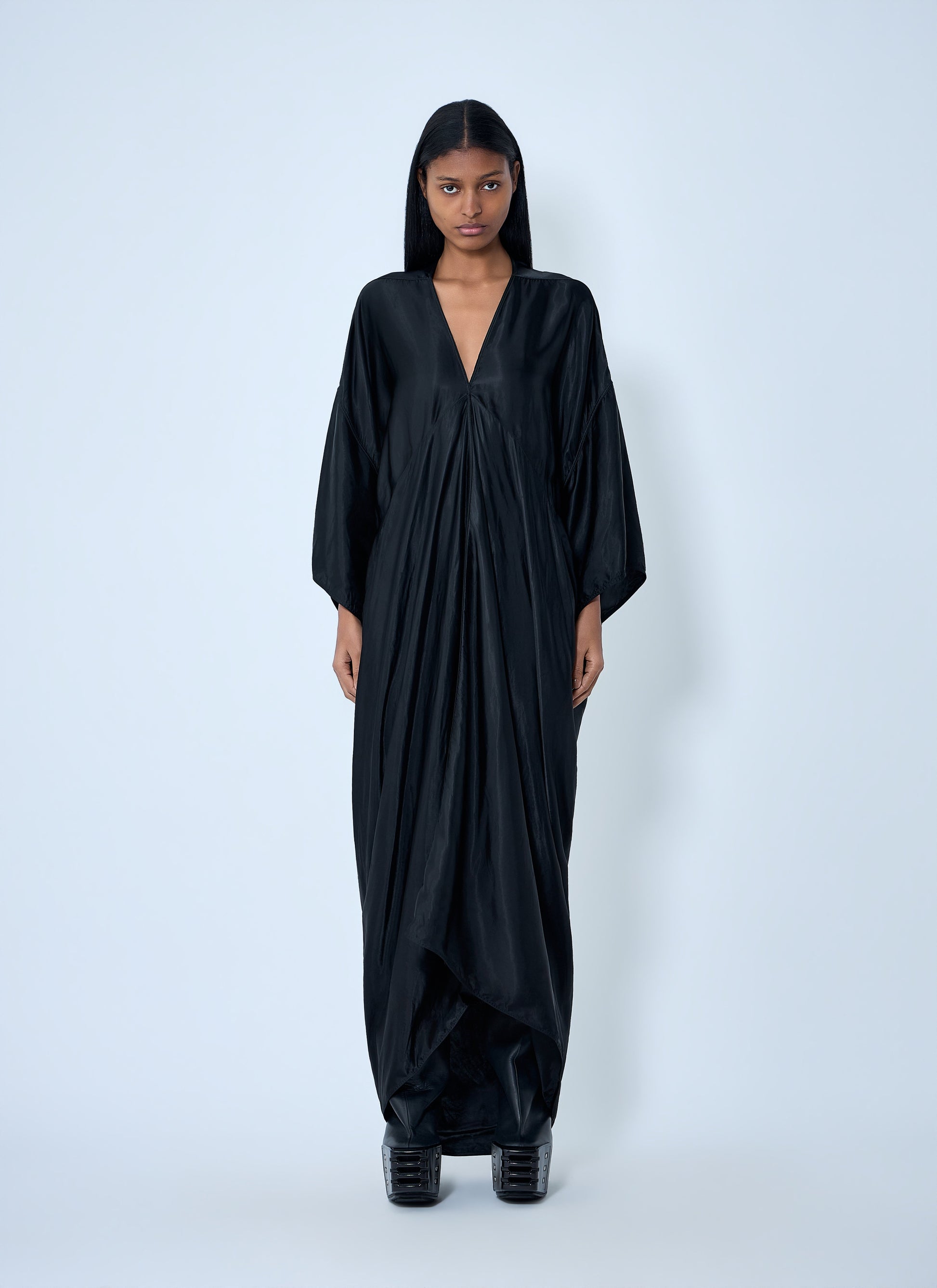 Rick Owens Women Silk Draped Maxi Dress RICK OWENS