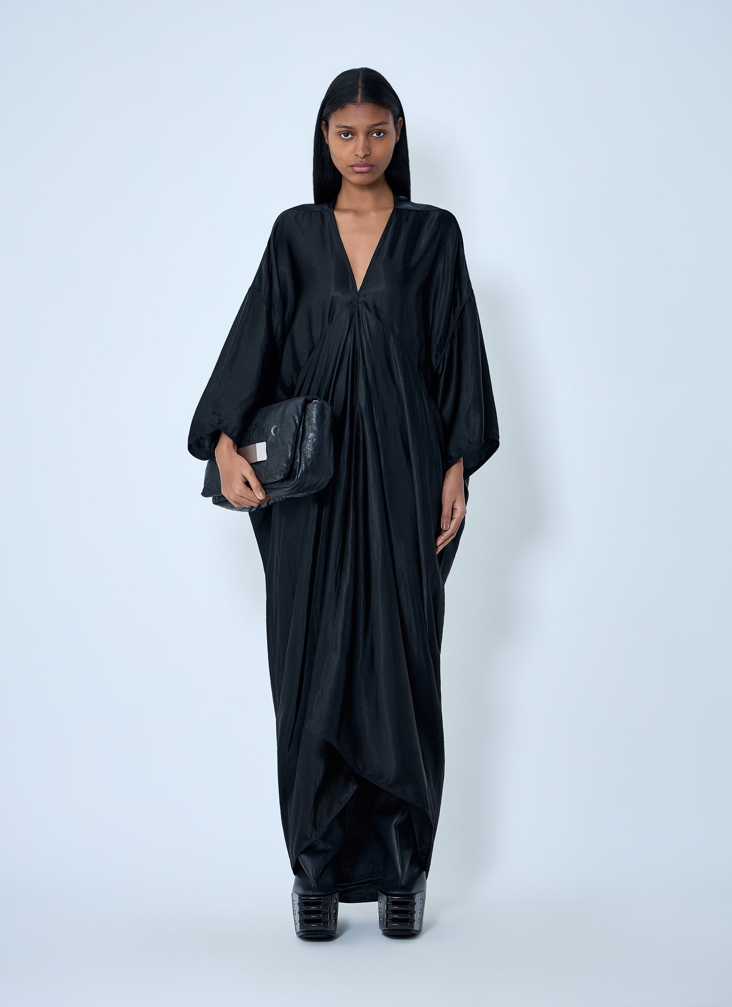 Rick Owens Women Silk Draped Maxi Dress RICK OWENS