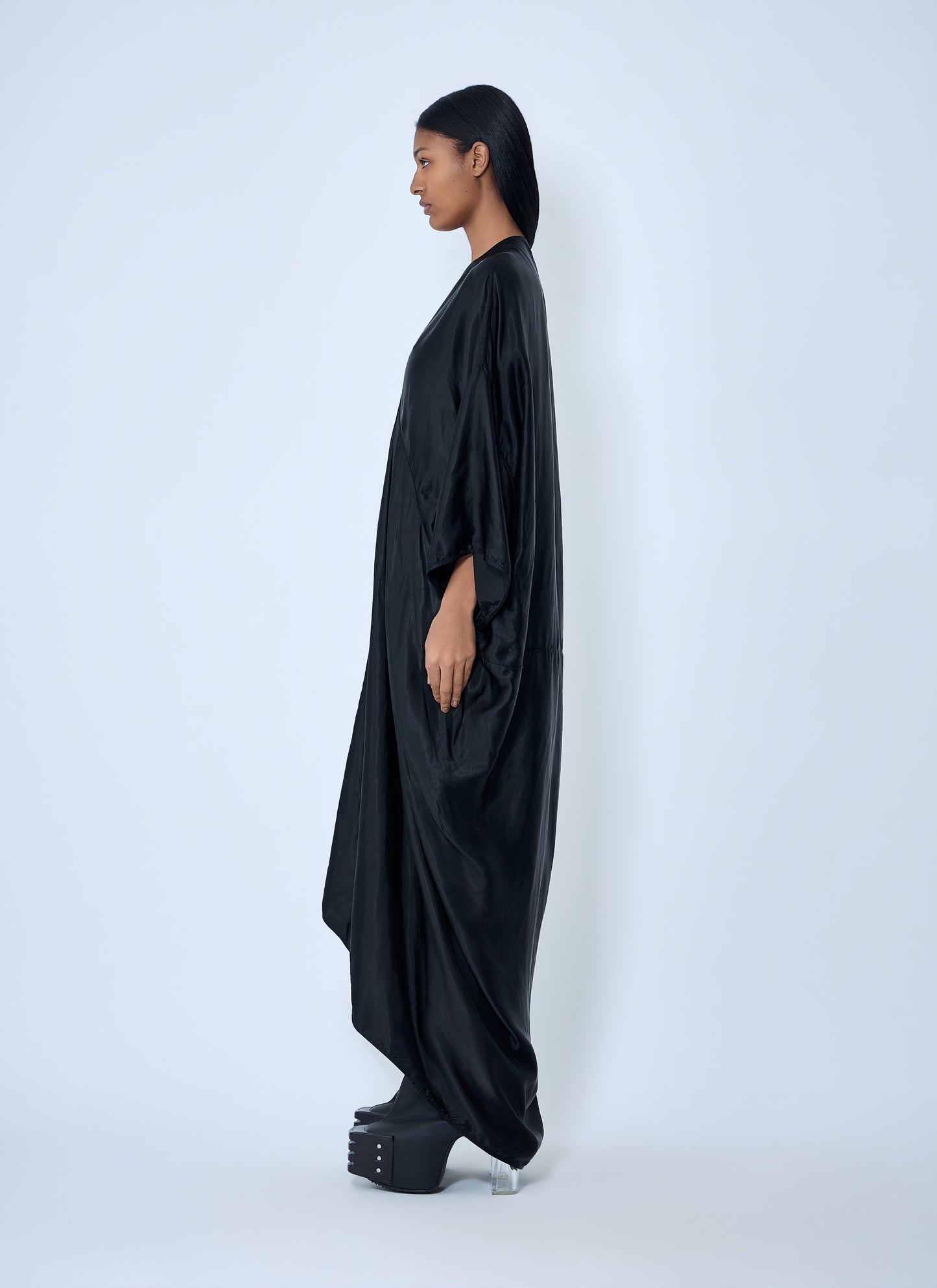Rick Owens Women Silk Draped Maxi Dress RICK OWENS