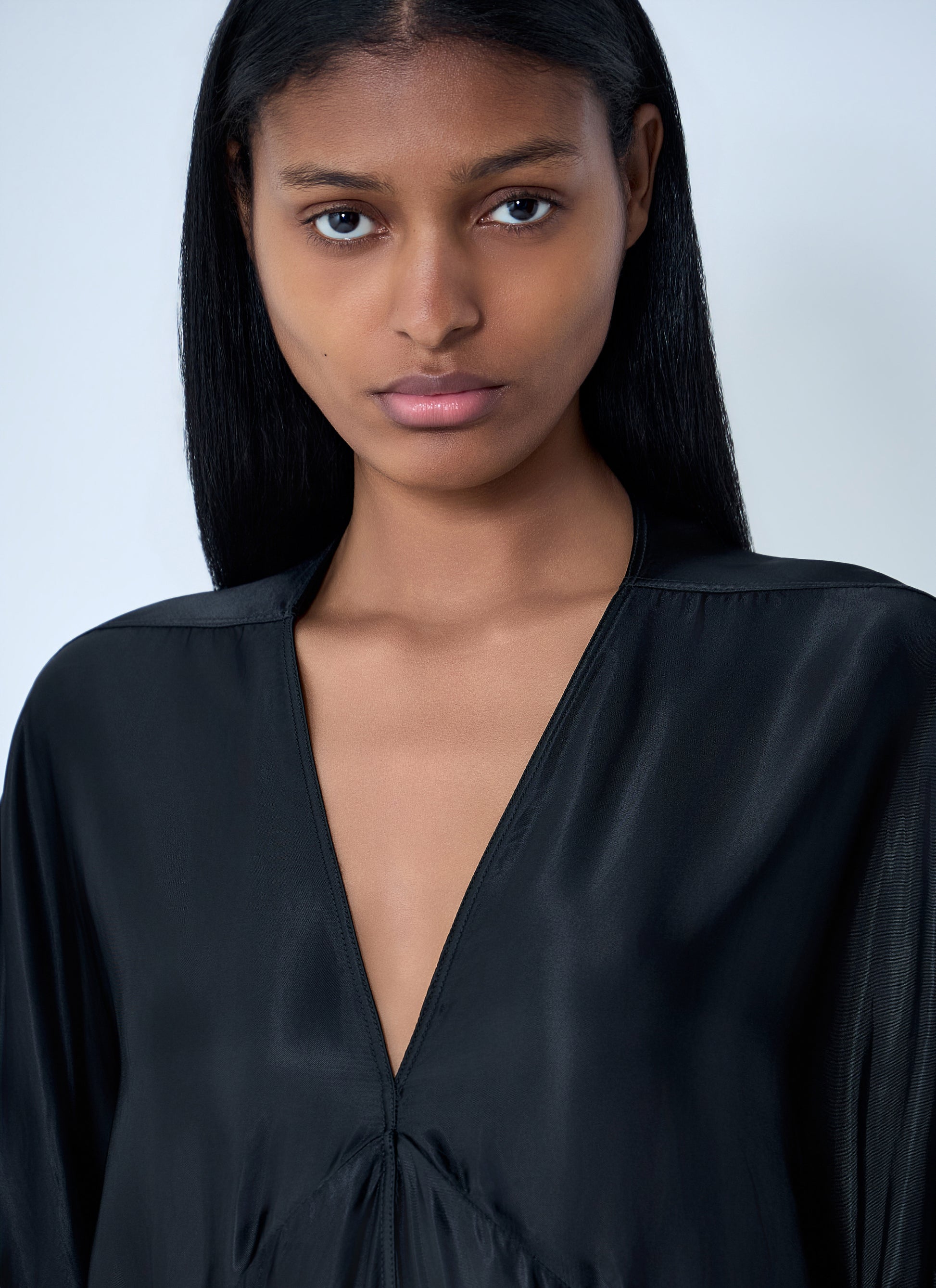 Rick Owens Women Silk Draped Maxi Dress RICK OWENS