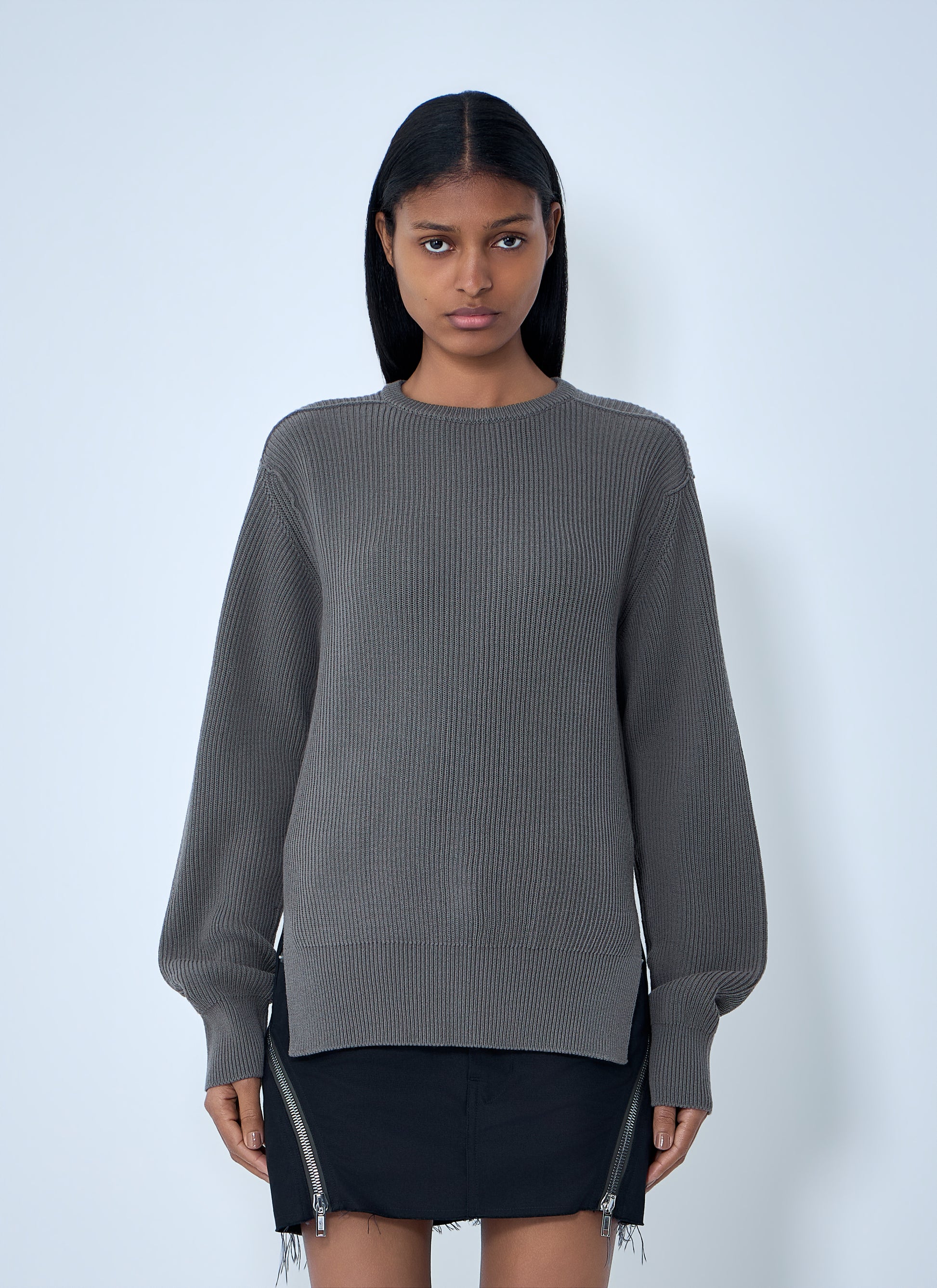 Rick Owens Women Ribbed Knit Sweater RICK OWENS