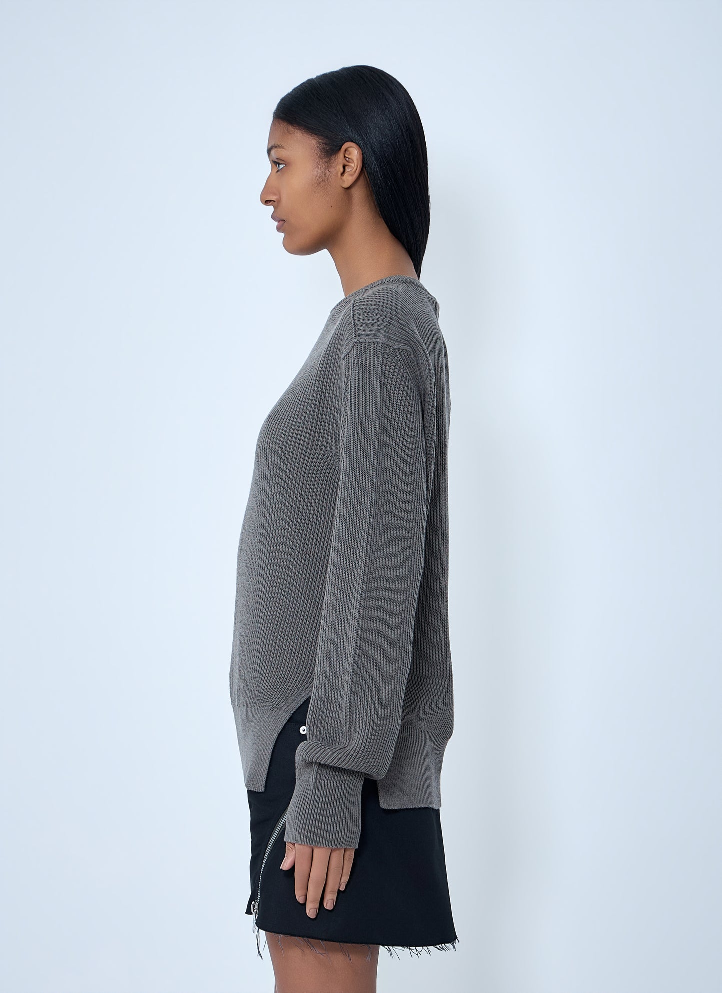 Rick Owens Women Ribbed Knit Sweater RICK OWENS