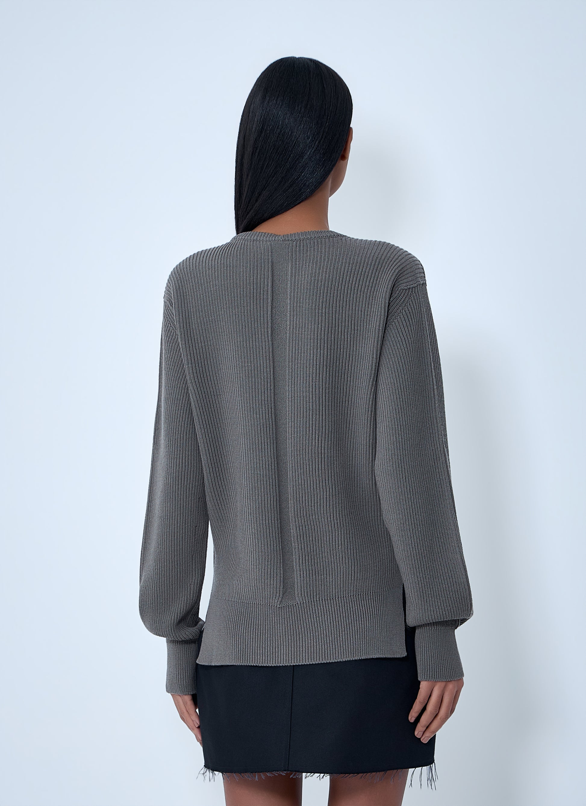 Rick Owens Women Ribbed Knit Sweater RICK OWENS