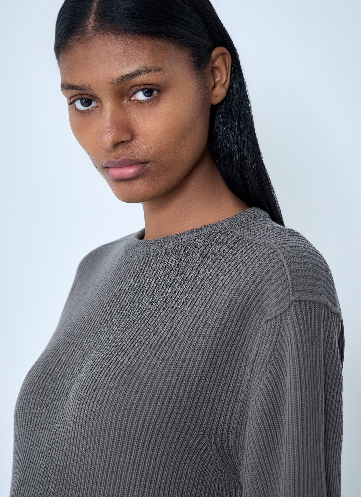 Rick Owens Women Ribbed Knit Sweater RICK OWENS