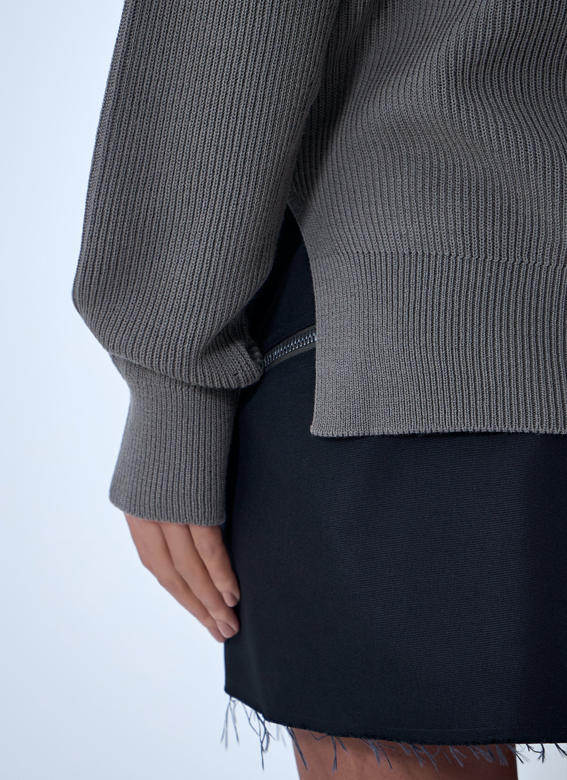 Rick Owens Women Ribbed Knit Sweater RICK OWENS
