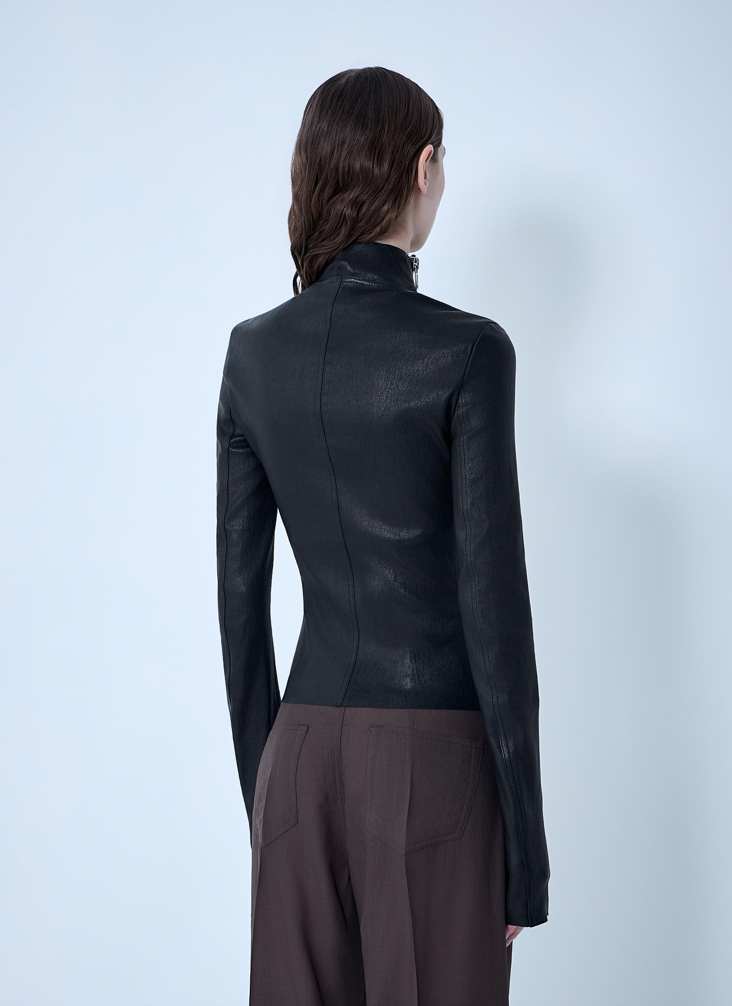 Rick Owens Women Gary Leather Jacket RICK OWENS