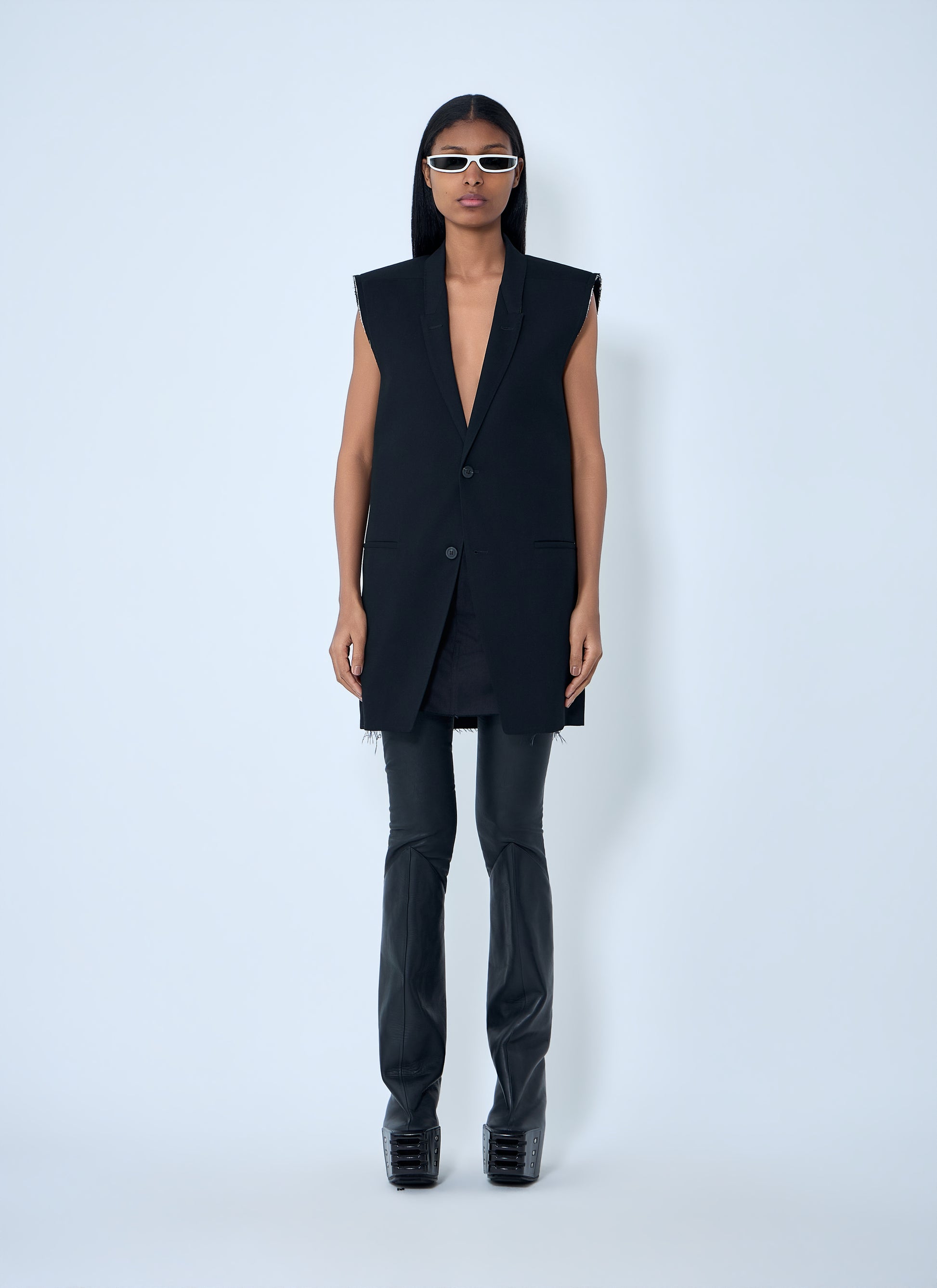 Rick Owens Women Sleeveless Tailored Blazer RICK OWENS