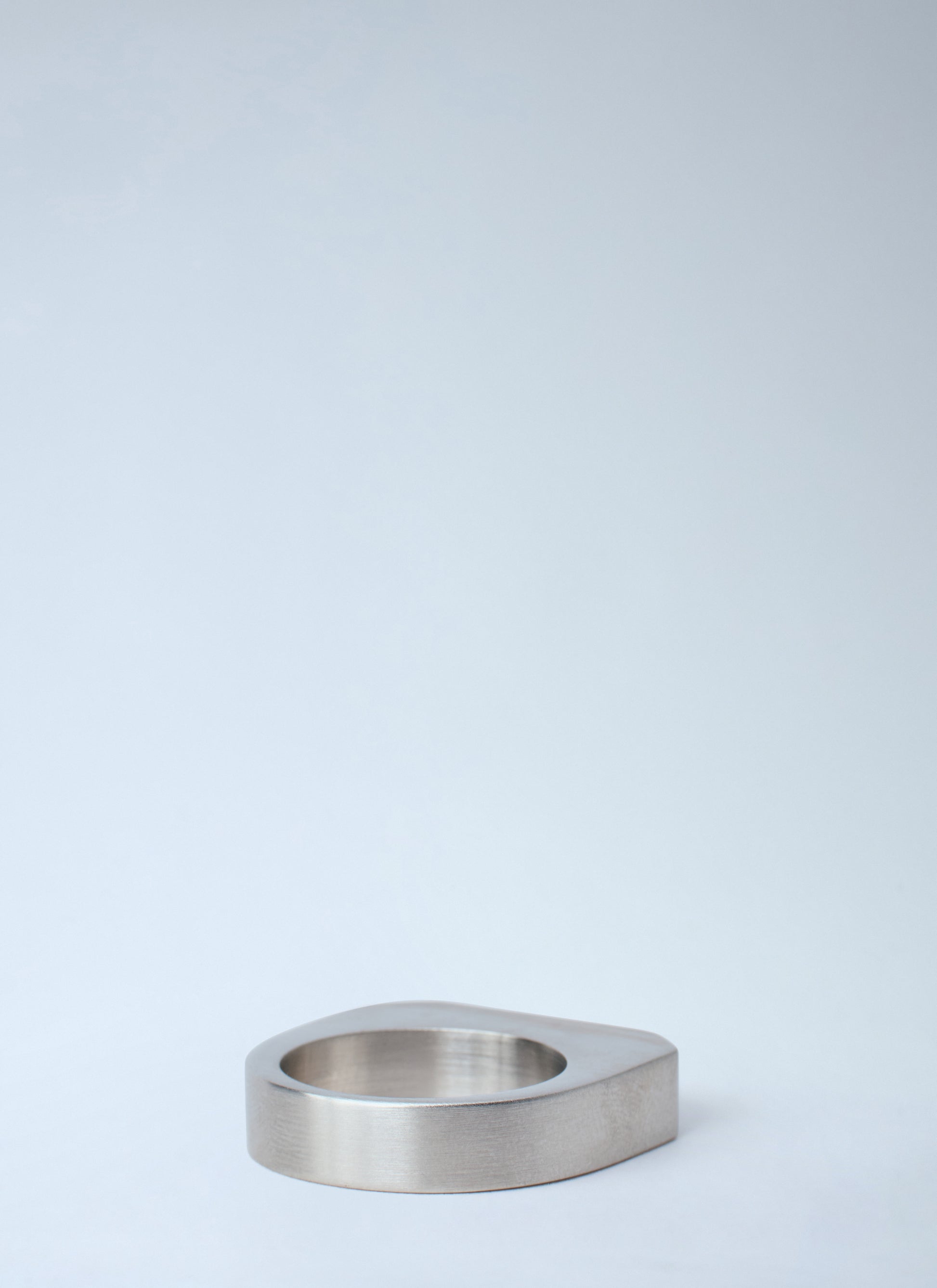 Rick Owens Women Pyramid Palladium Brass Ring RICK OWENS