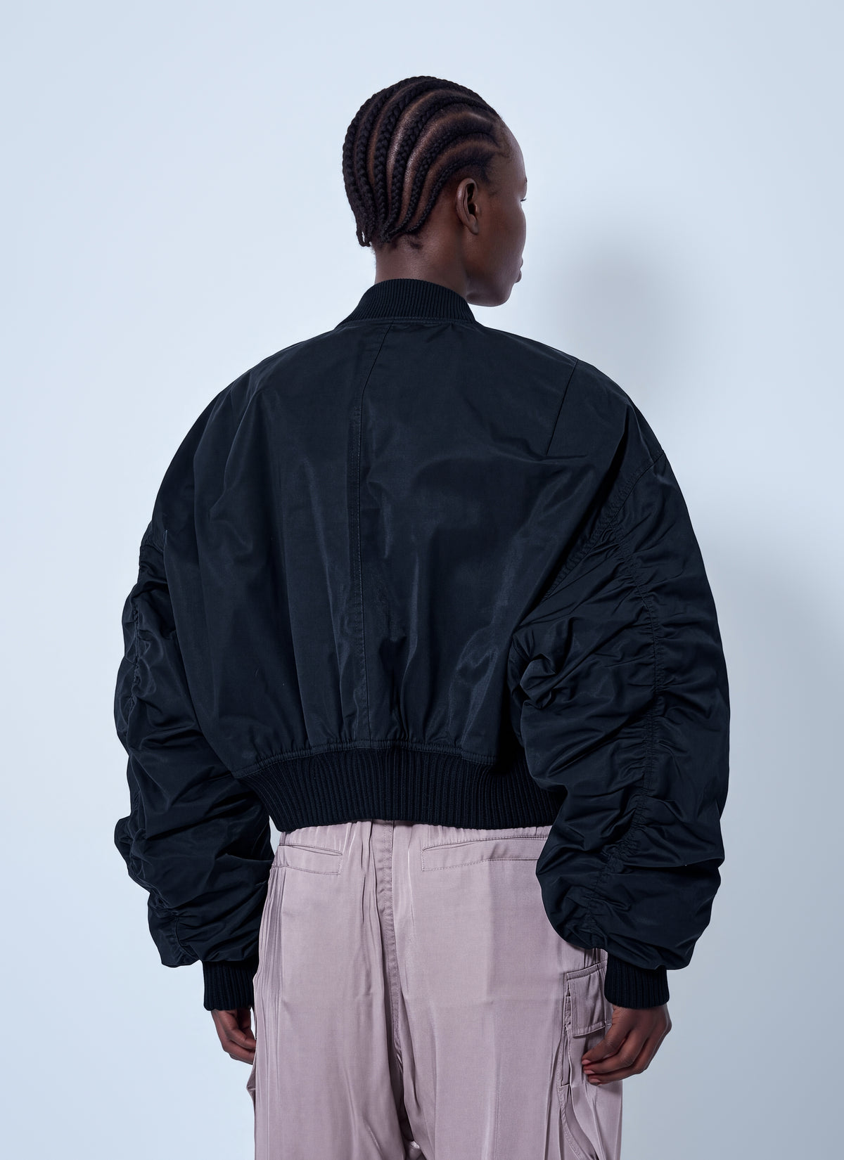 Rick Owens Women Secchia Cropped Flight Bomber Jacket RICK OWENS
