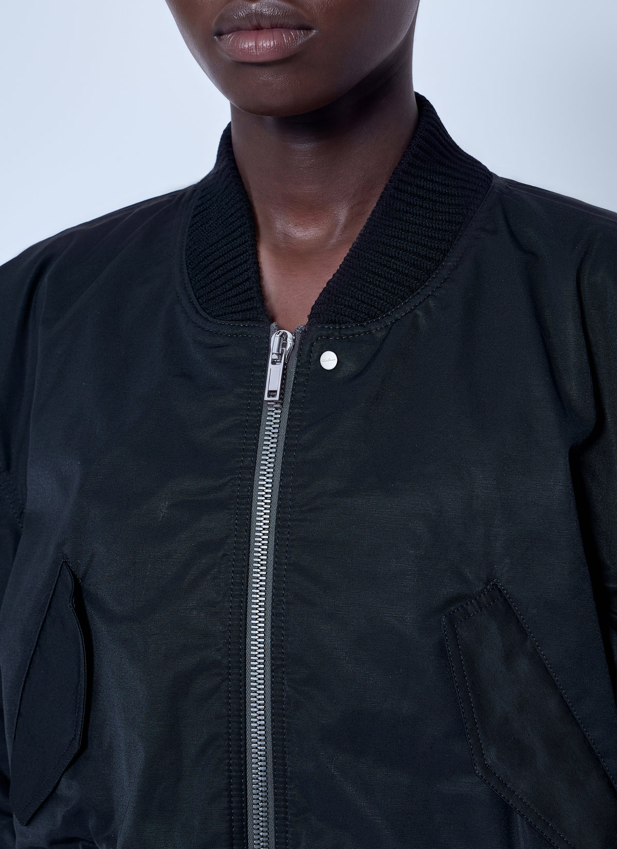 Rick Owens Women Secchia Cropped Flight Bomber Jacket RICK OWENS