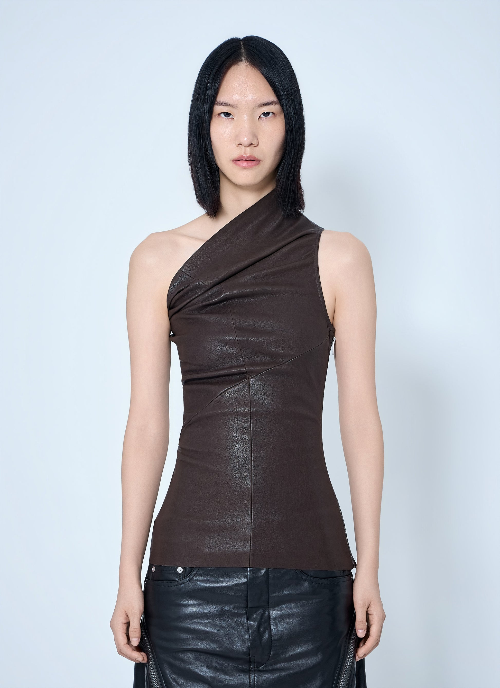 Rick Owens Women Athena One-Shoulder Tank Top RICK OWENS