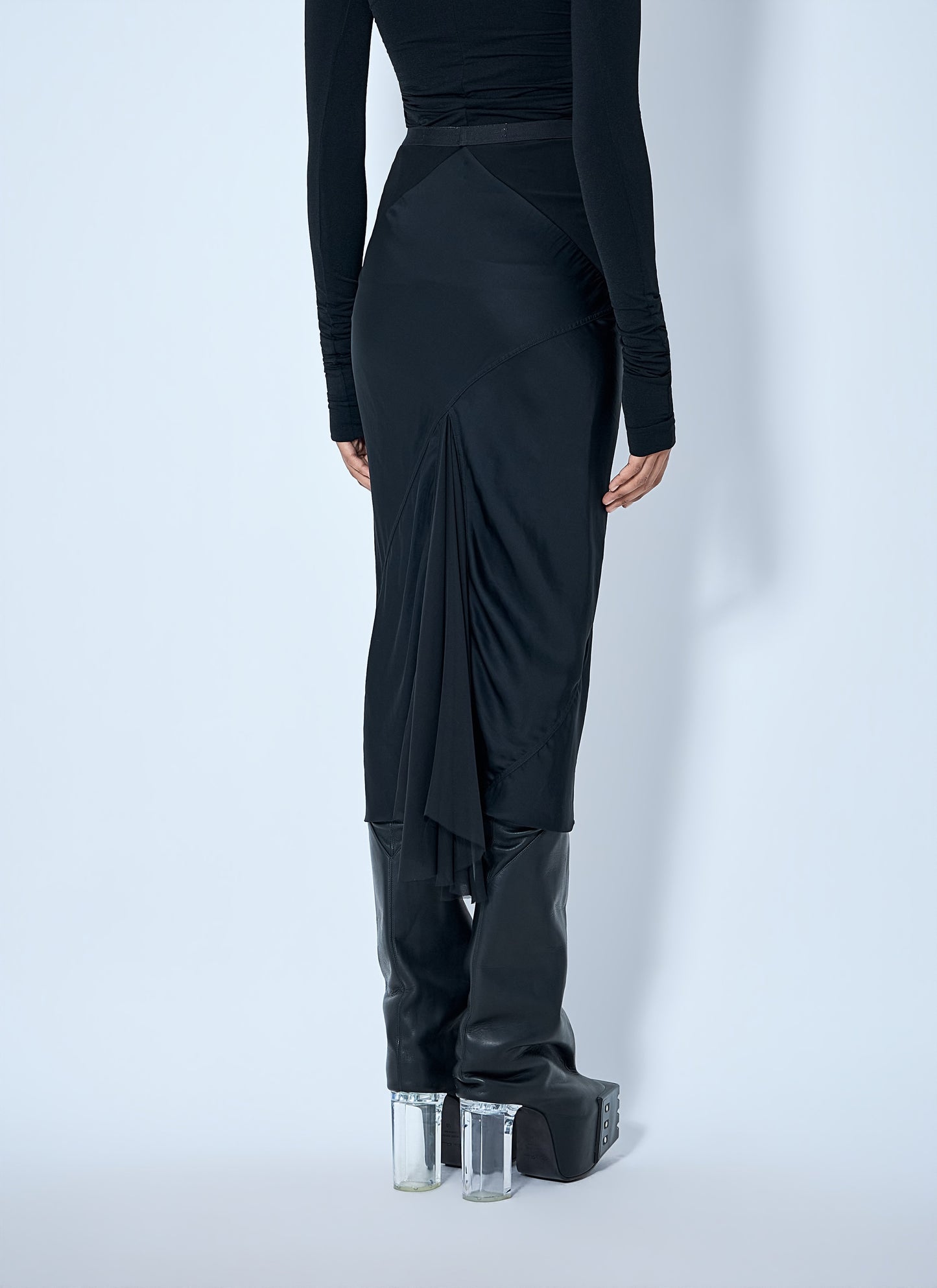 Rick Owens Women Asymmetrical Midi Skirt RICK OWENS