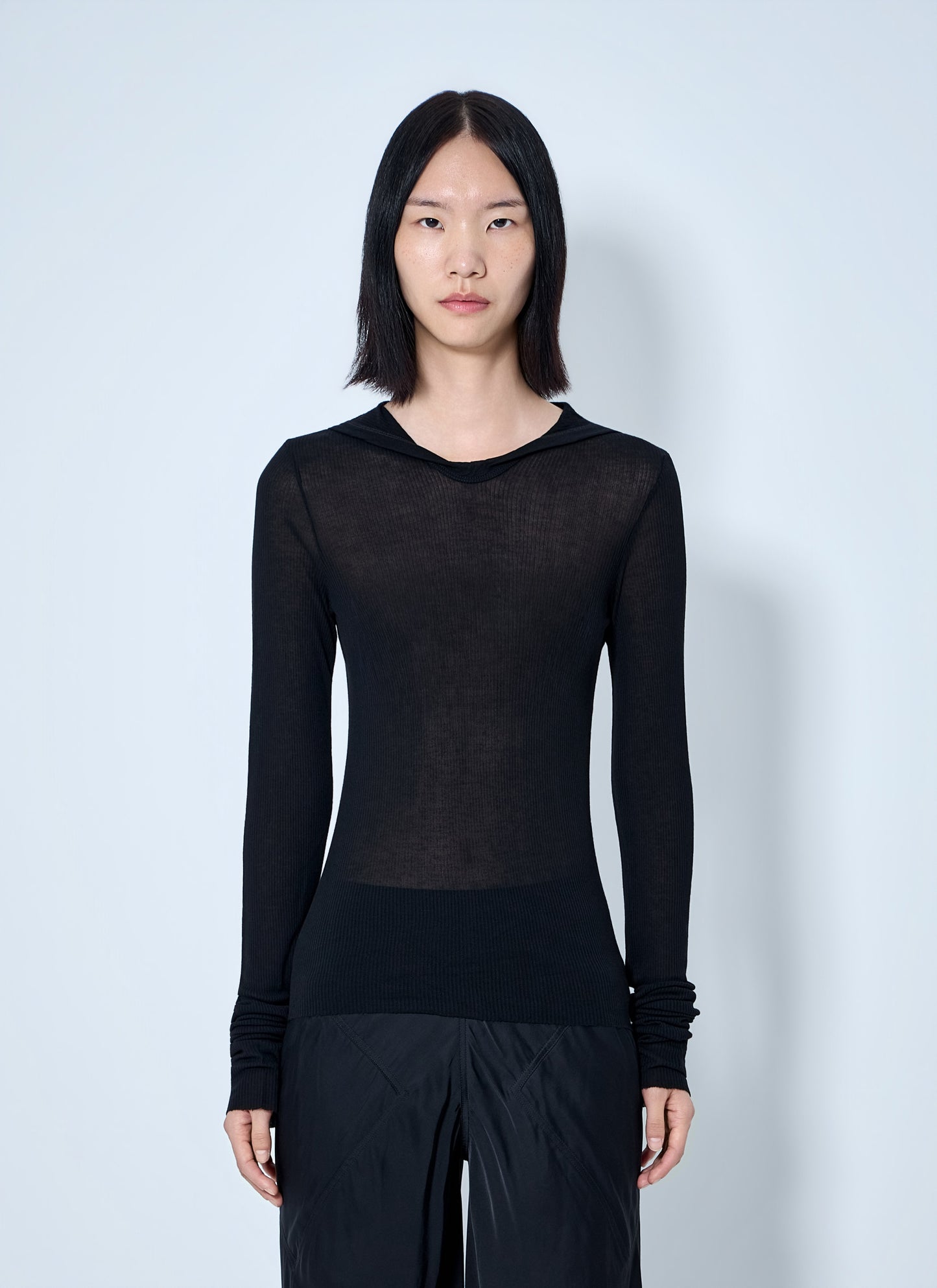 Rick Owens Women Long Sleeve Hooded Top RICK OWENS