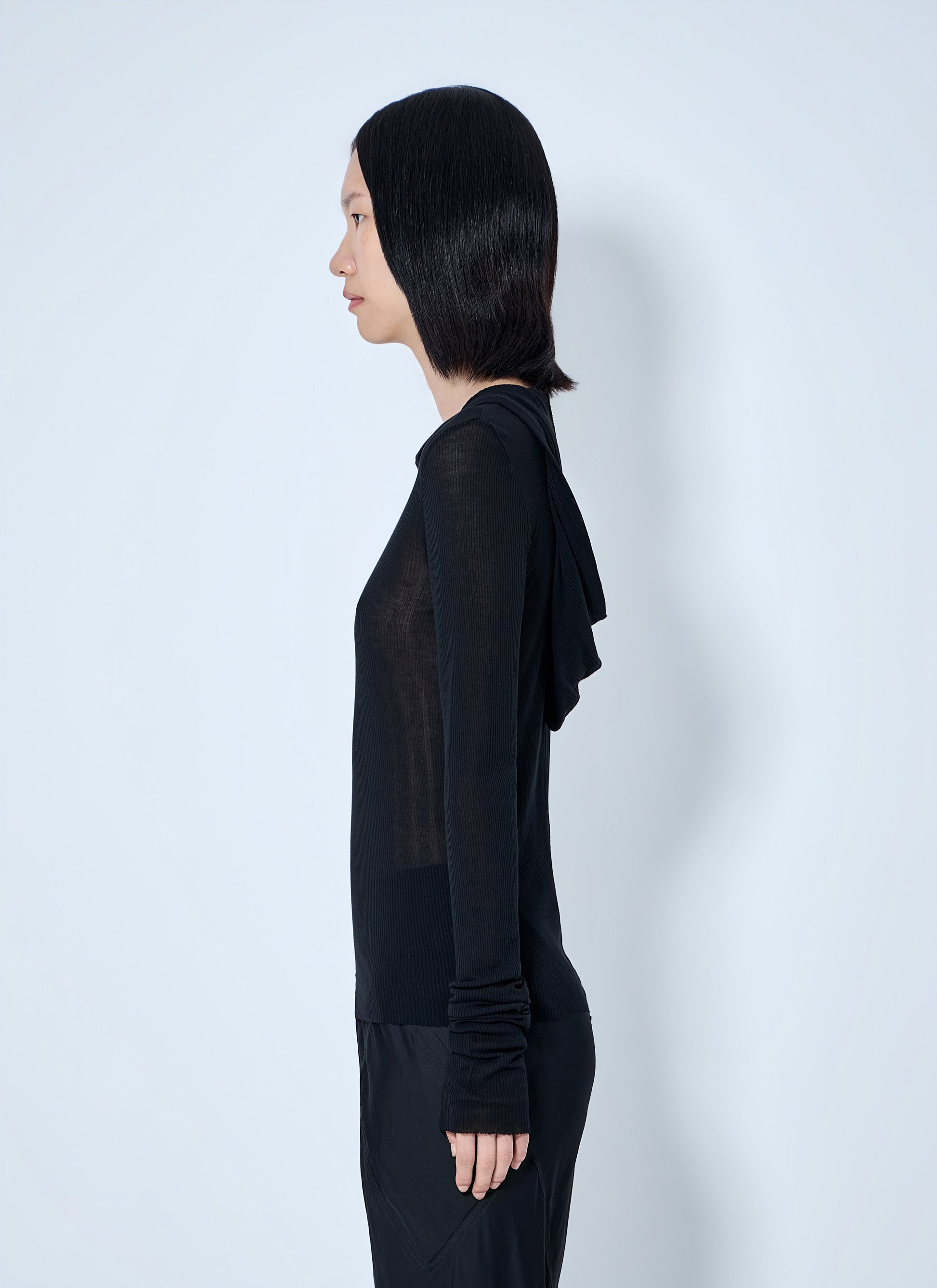 Rick Owens Women Long Sleeve Hooded Top RICK OWENS