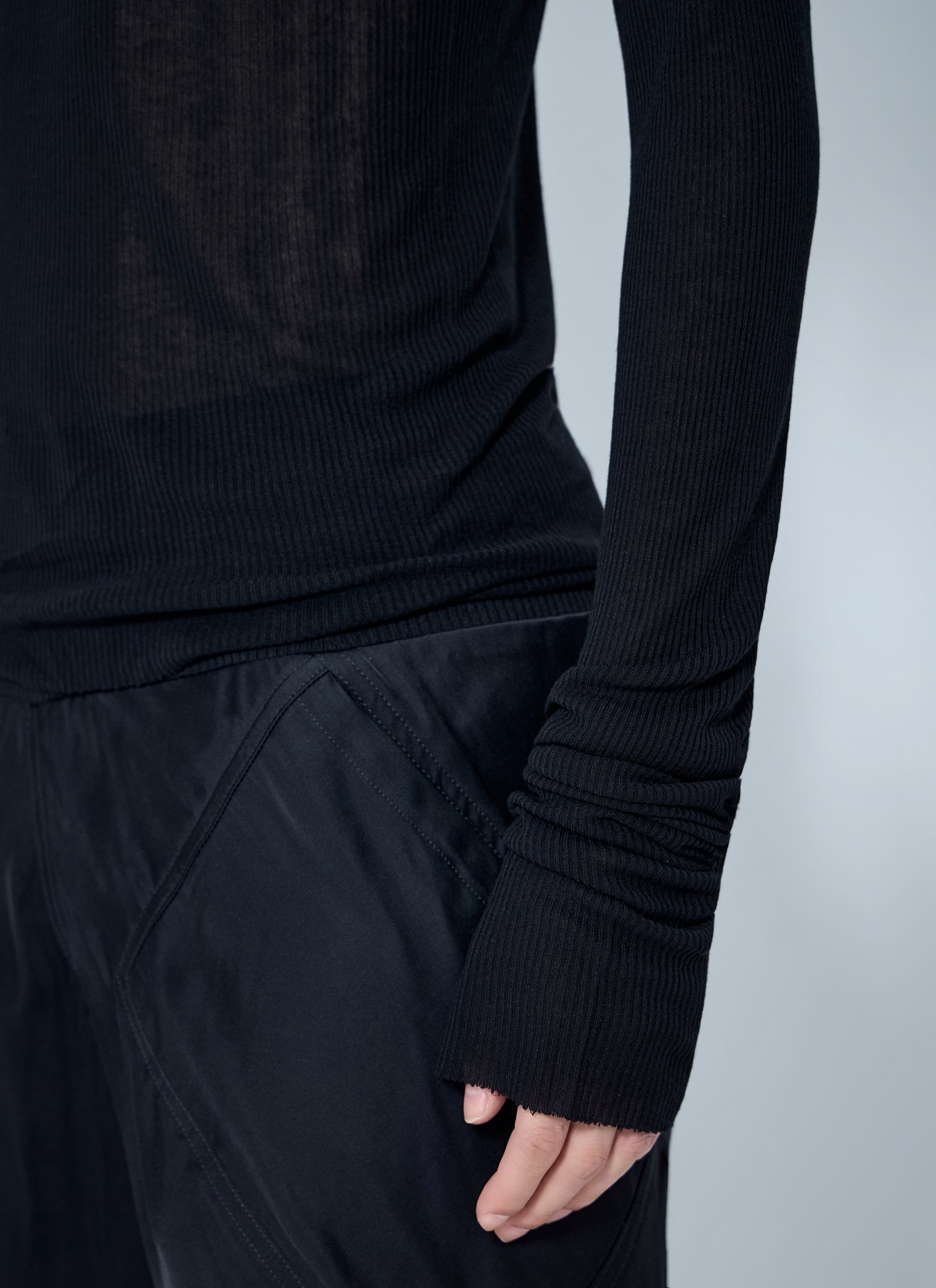 Rick Owens Women Long Sleeve Hooded Top RICK OWENS