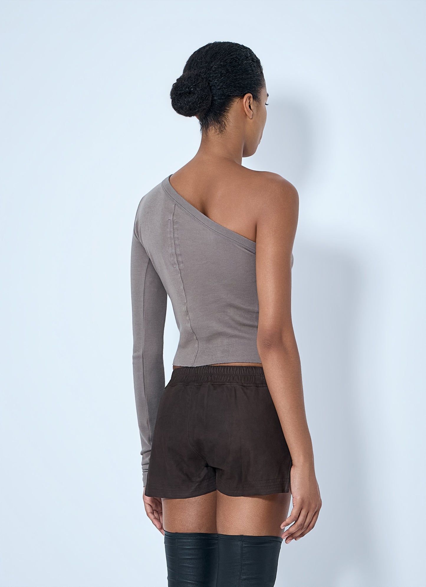 Rick Owens Women Asymmetric Long-Sleeve Top RICK OWENS