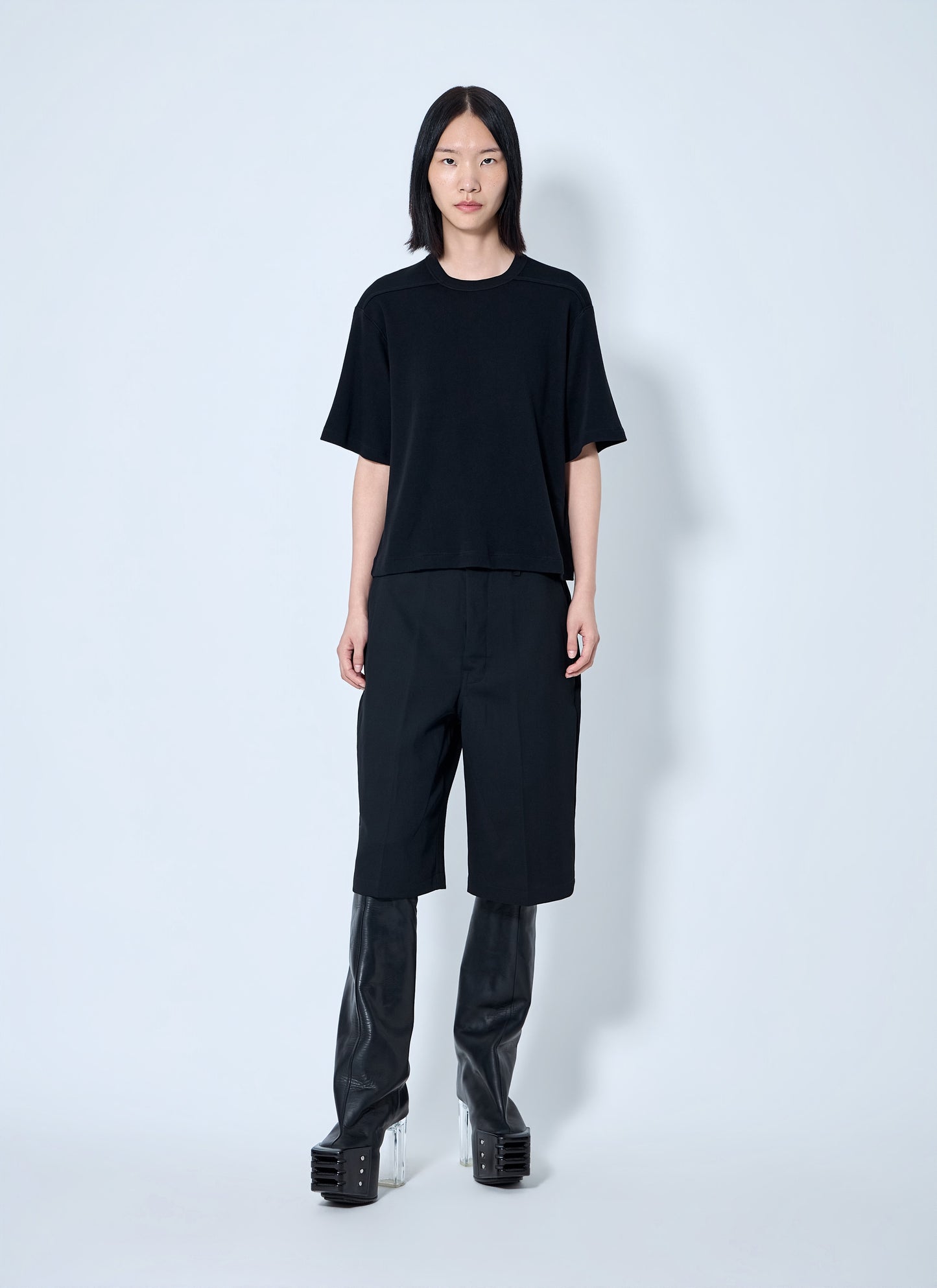 Rick Owens Women Cropped Brad T-Shirt RICK OWENS