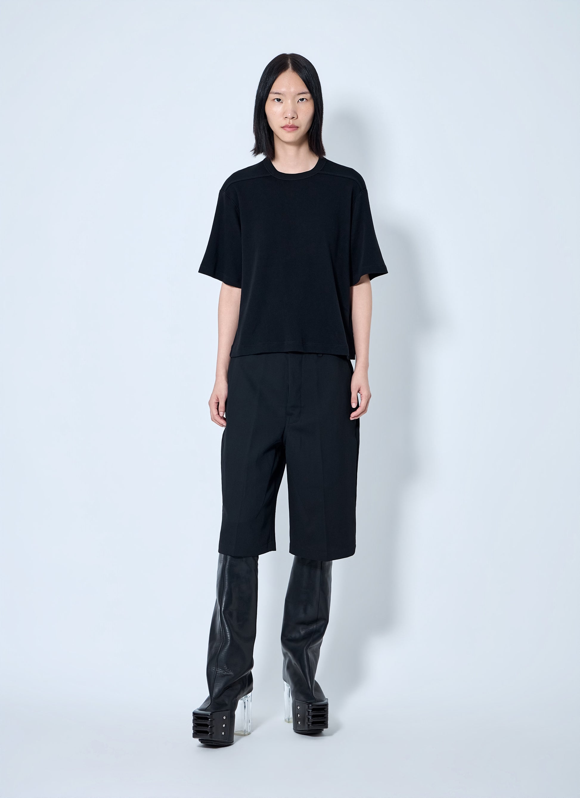 Rick Owens Women Cropped Brad T-Shirt RICK OWENS