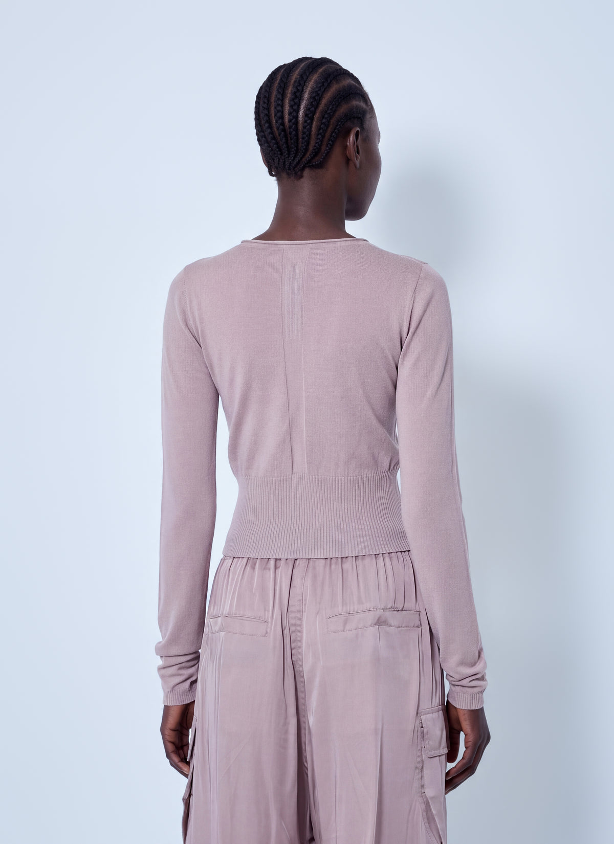 Rick Owens Women Slashed Cropped Pull Top RICK OWENS