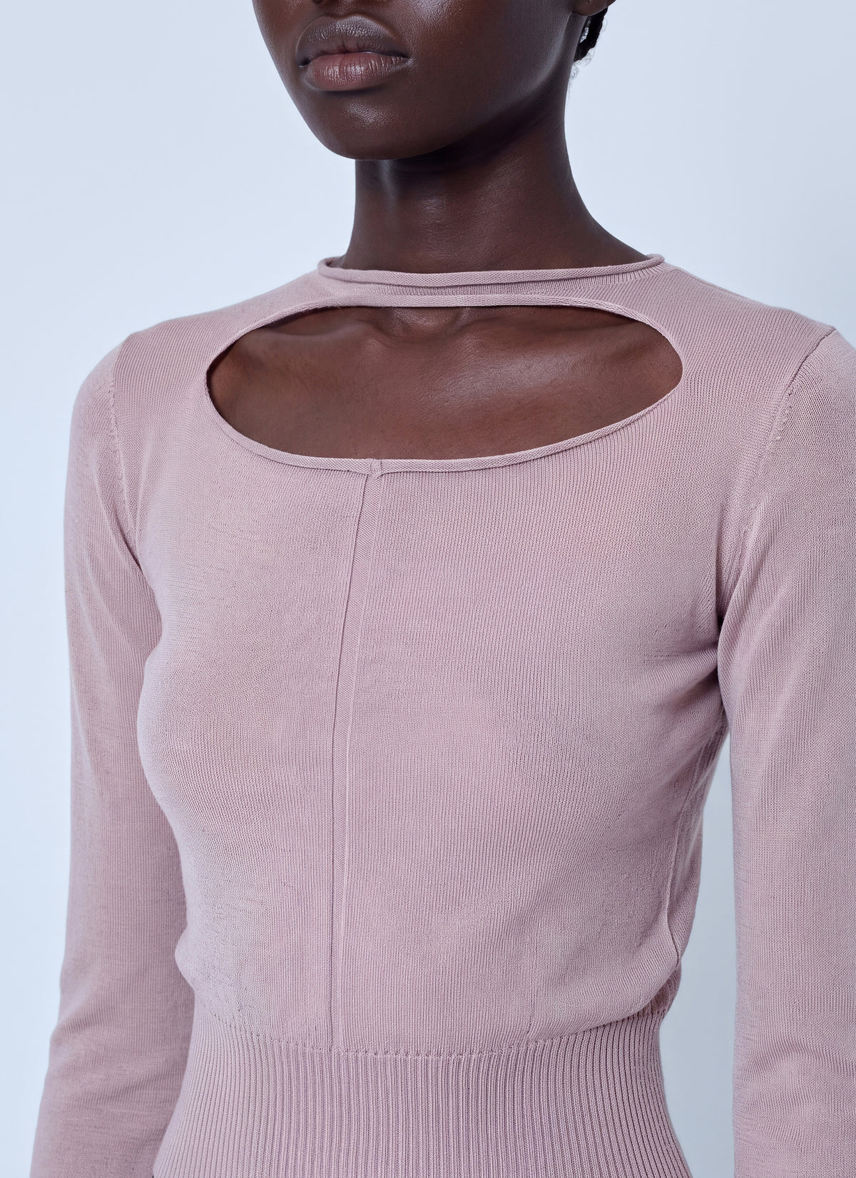Rick Owens Women Slashed Cropped Pull Top RICK OWENS