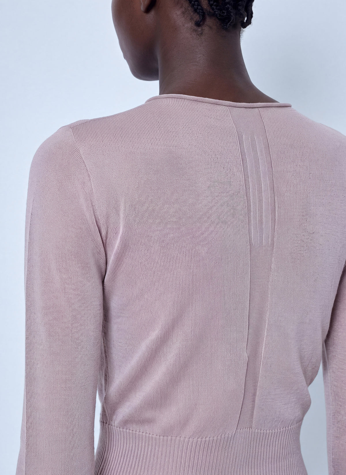 Rick Owens Women Slashed Cropped Pull Top RICK OWENS