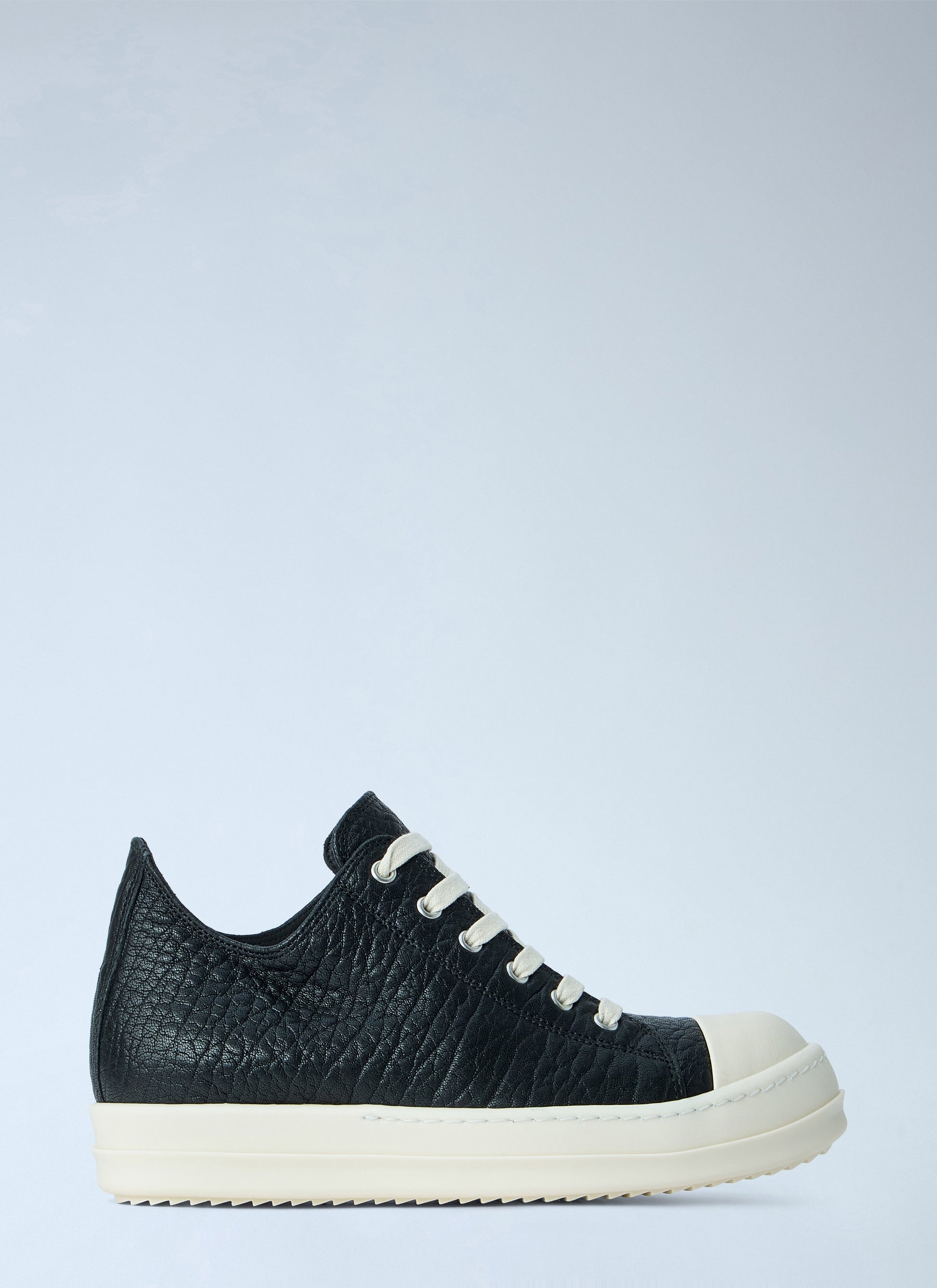 Rick Owens Women Textured Leather Low-Top Sneakers RICK OWENS