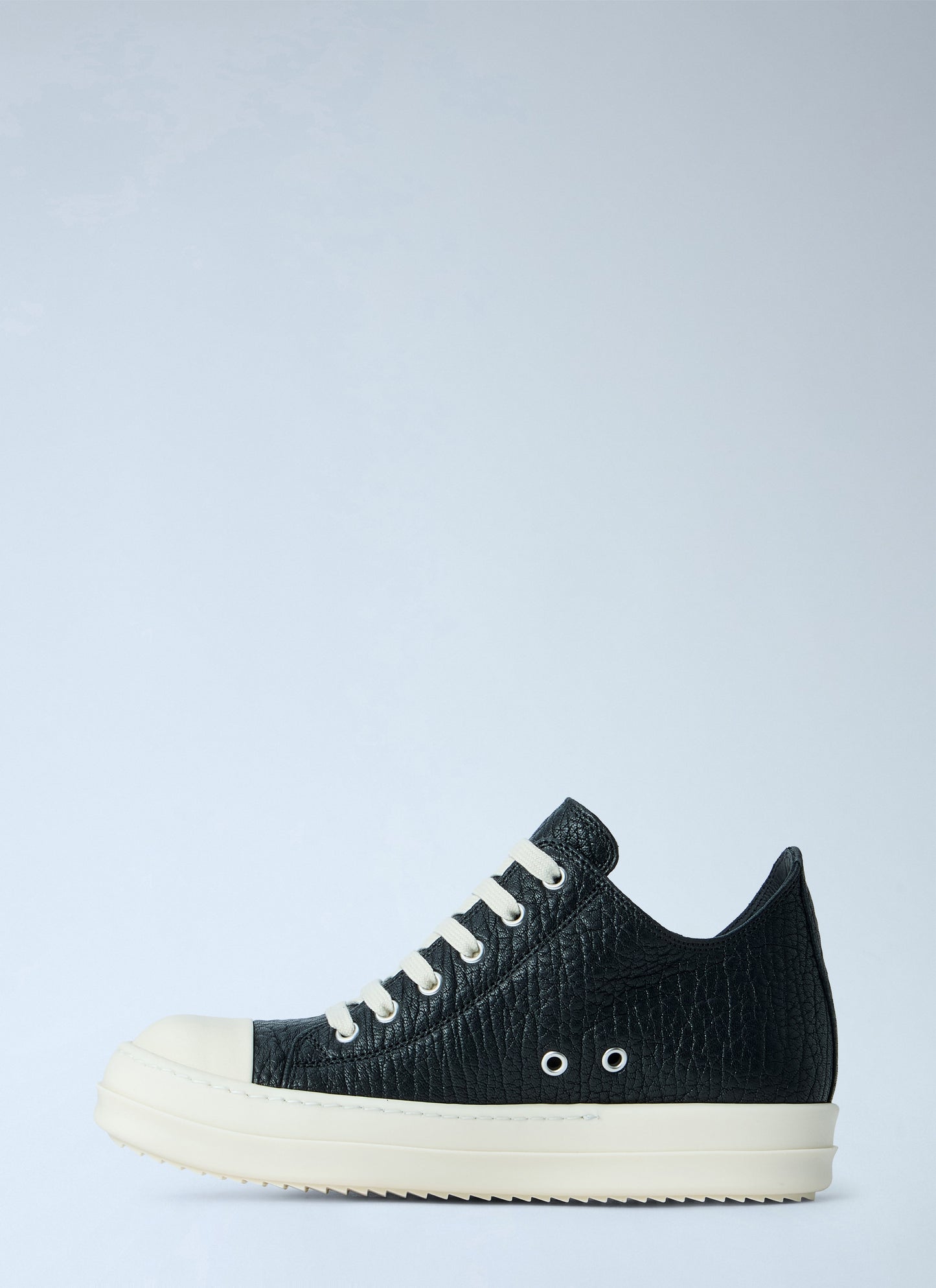 Rick Owens Women Textured Leather Low-Top Sneakers RICK OWENS