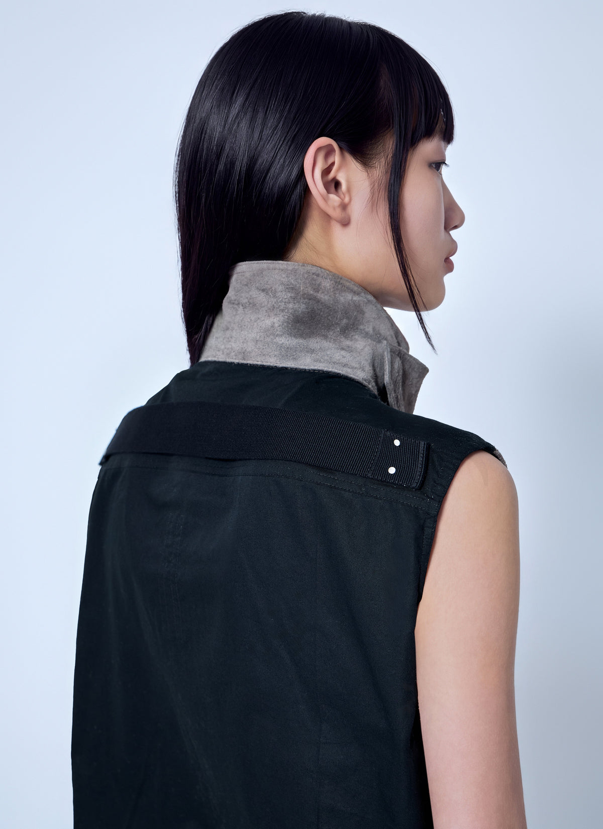 Rick Owens Women Throat Latch Short Sleeves Shirt RICK OWENS