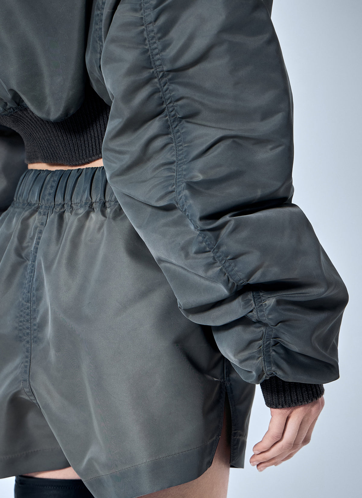 Rick Owens Women Micro Secchia Washed Bomber Jacket RICK OWENS