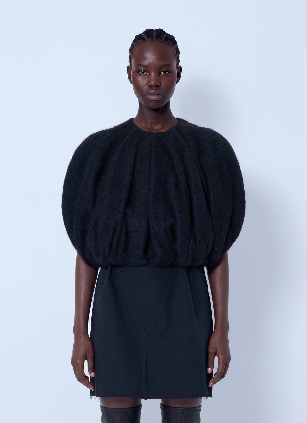 Rick Owens Women Temple Bubble Cropped Top RICK OWENS