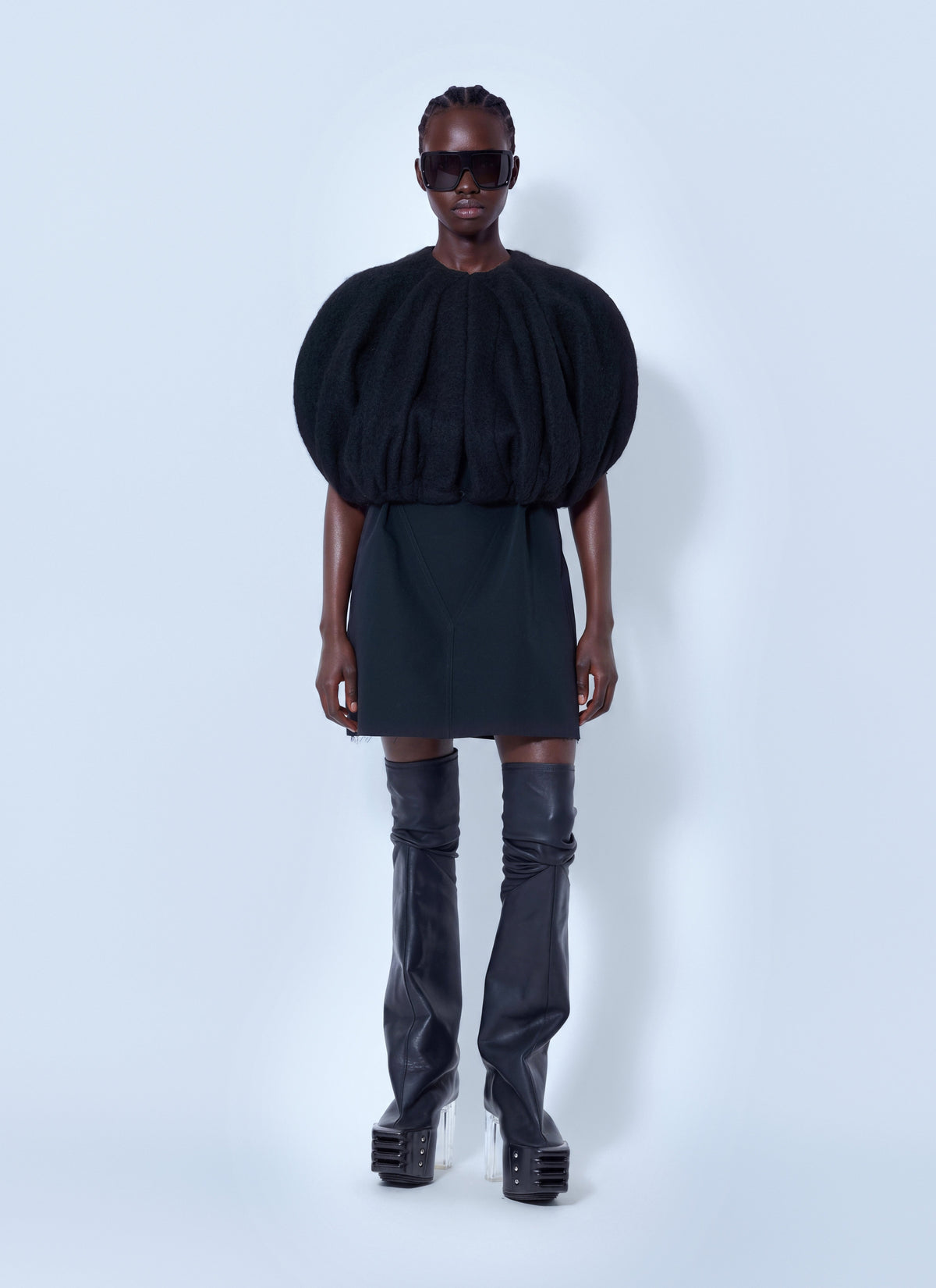 Rick Owens Women Temple Bubble Cropped Top RICK OWENS