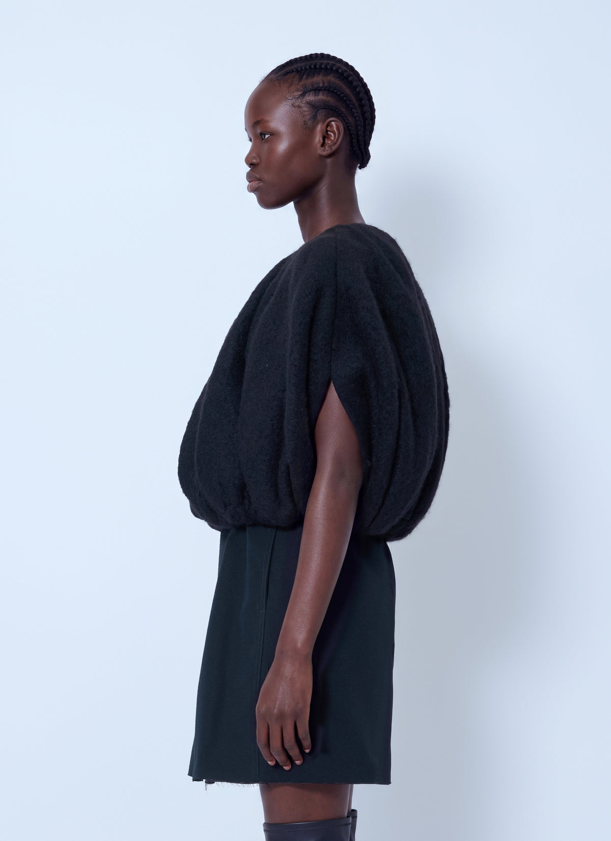 Rick Owens Women Temple Bubble Cropped Top RICK OWENS
