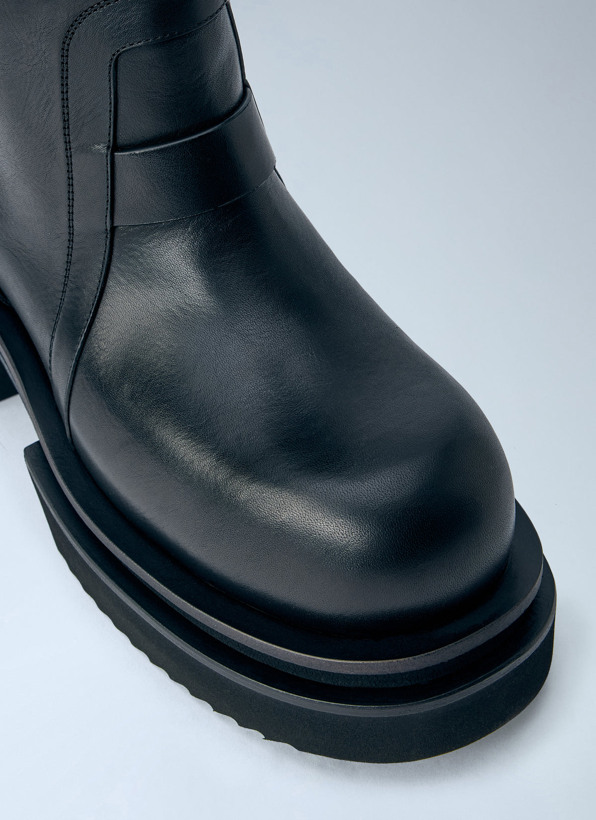 Rick Owens Women Pull On Bogun Leather Boots RICK OWENS