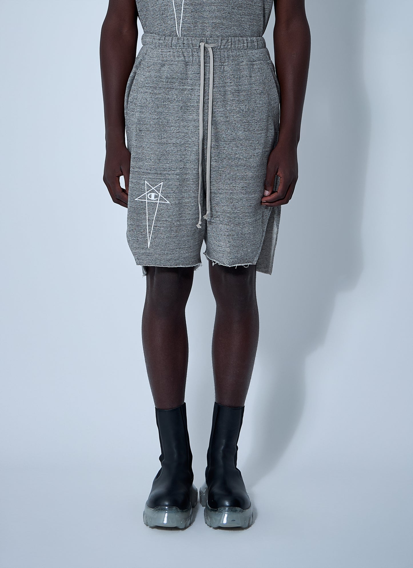 Rick Owens X Champion Men Beveled Pods Shorts RICK OWENS