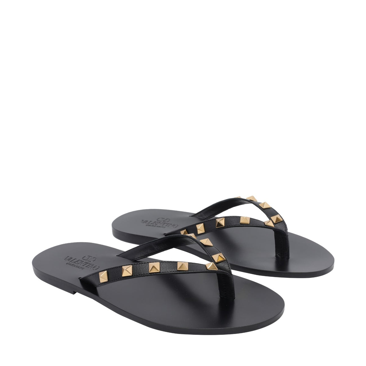 Valentino Garavani Men Rockstud Flip Flops VALENTINO GARAVANI