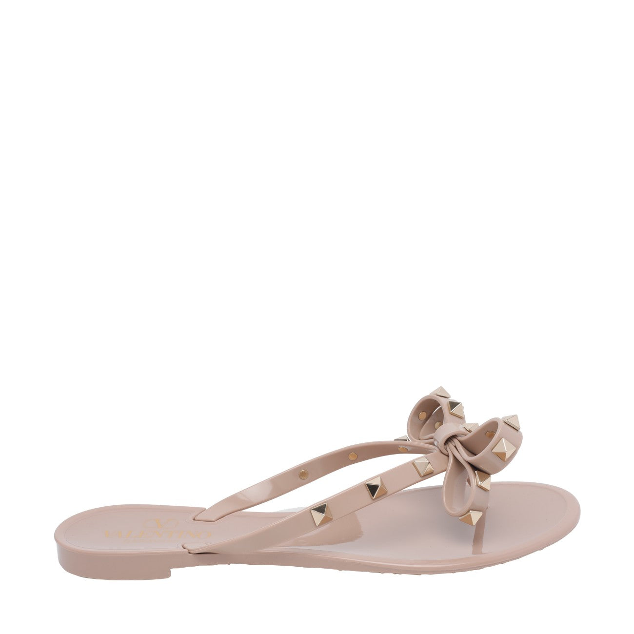 Valentino Garavani Women Rockstud Rubber Flip Flops VALENTINO GARAVANI