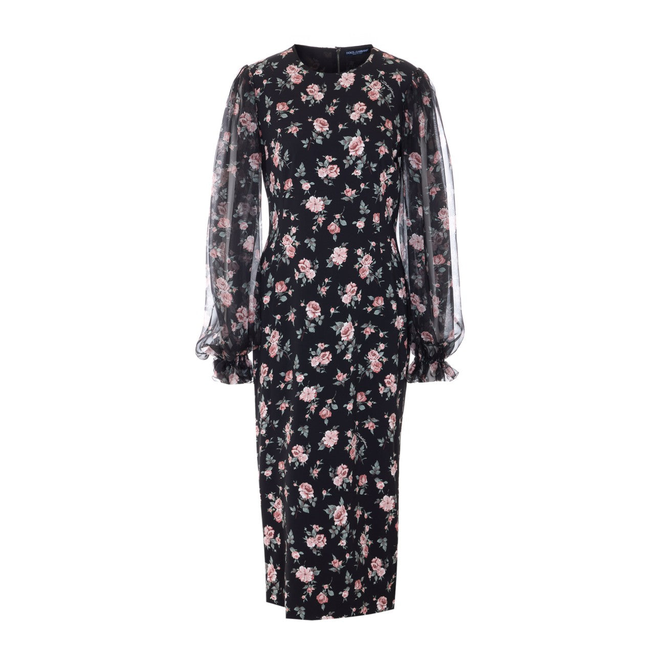 Dolce&Gabbana Women Rose Vintage Print Dress DOLCE & GABBANA