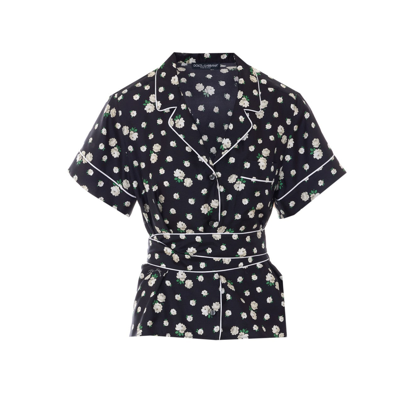 Dolce&Gabbana Women Roses And Lily Of The Valley Print Vanity Shirt DOLCE & GABBANA