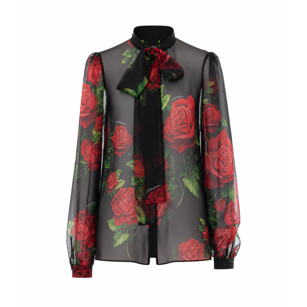 Dolce&Gabbana Women Roses Print Blouse DOLCE & GABBANA