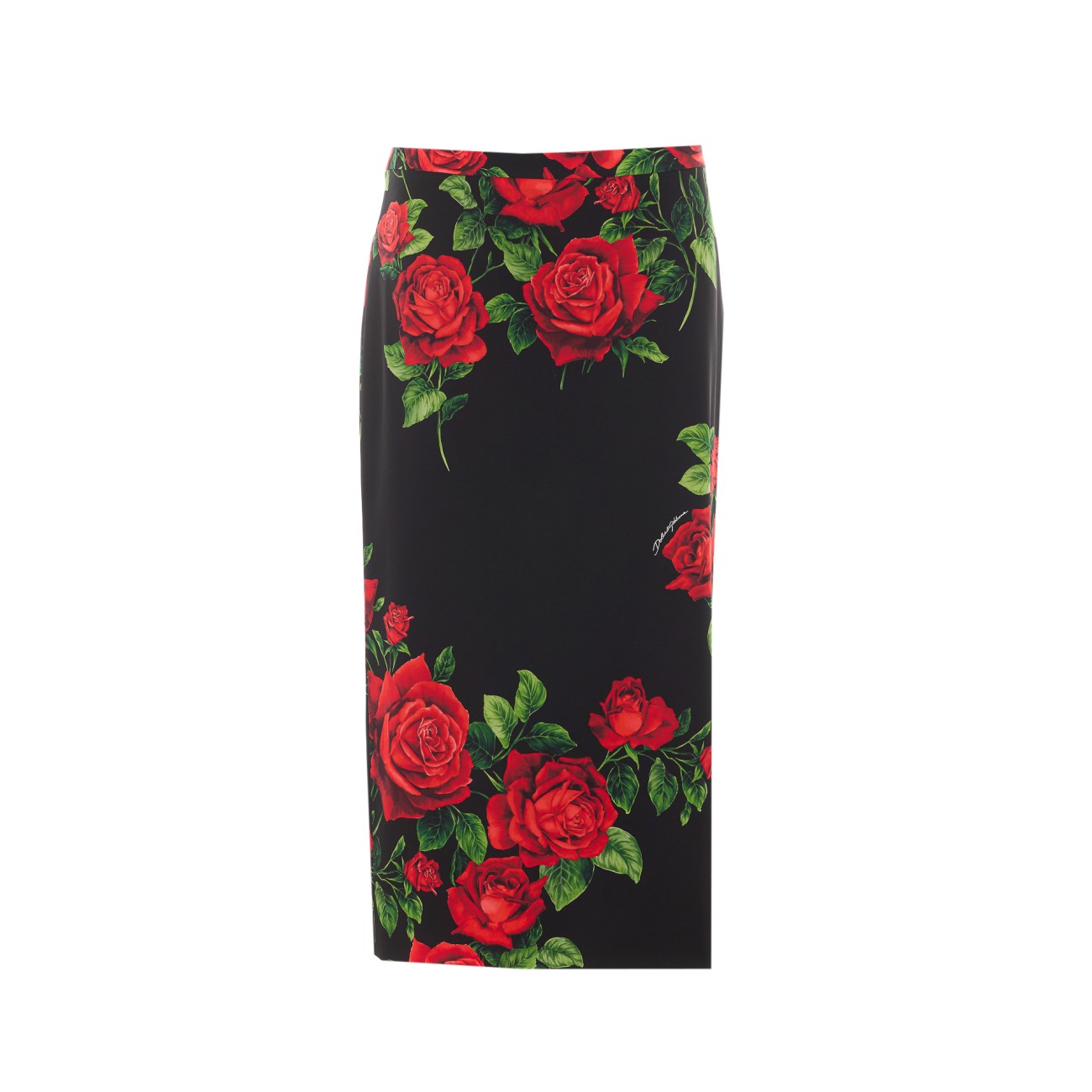 Dolce&Gabbana Women Roses Print Midi Skirt DOLCE & GABBANA