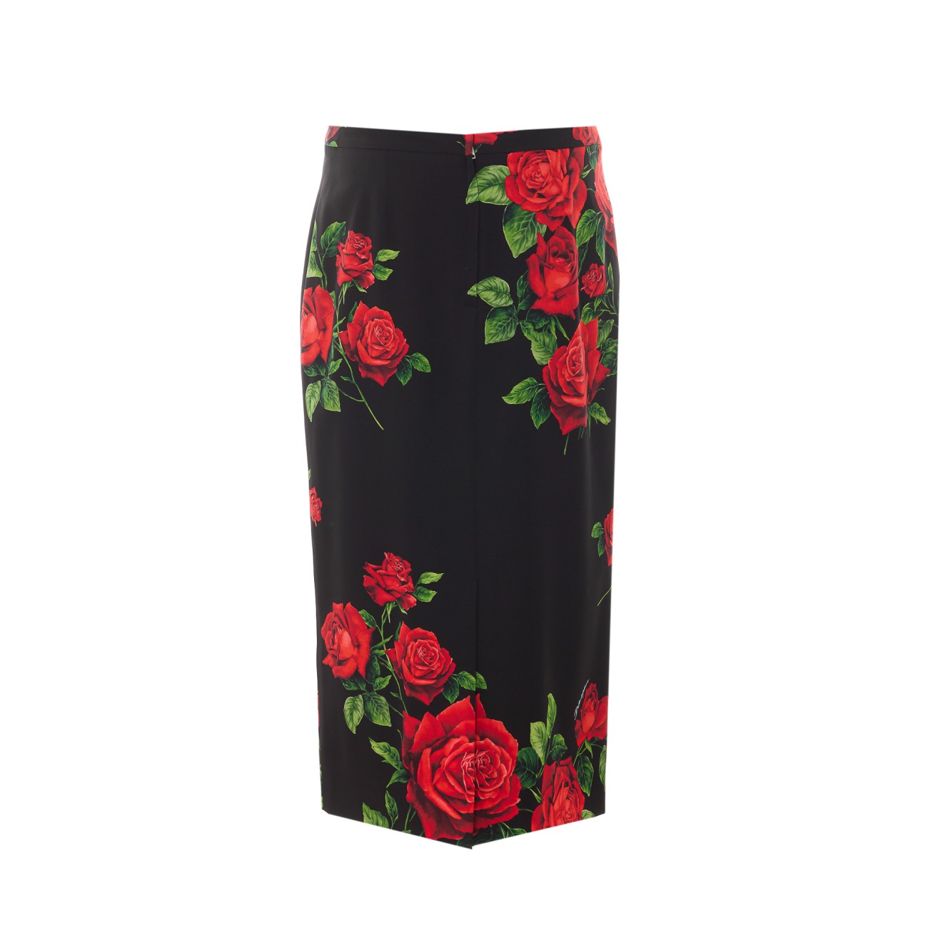Dolce&Gabbana Women Roses Print Midi Skirt DOLCE & GABBANA