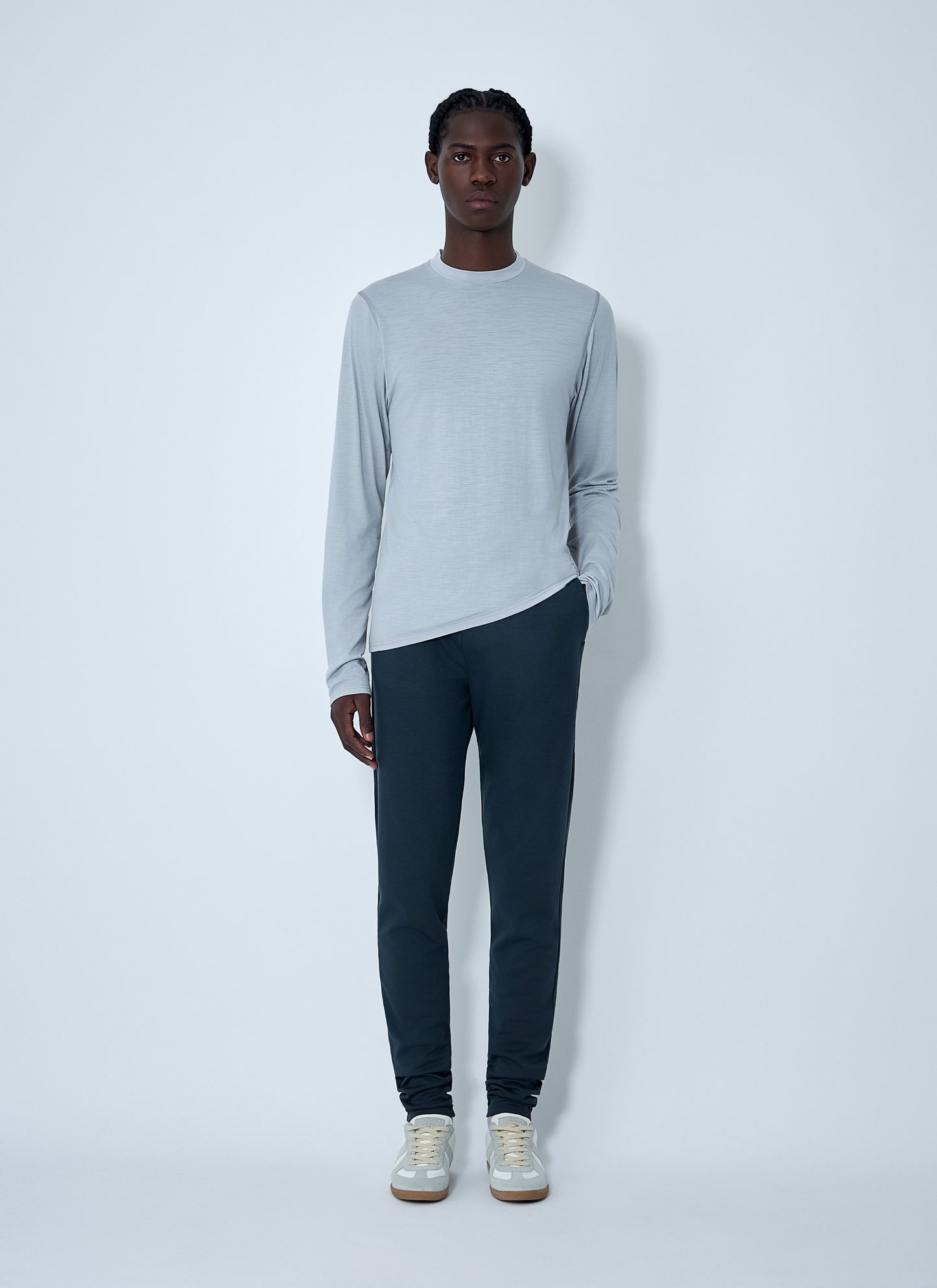 Rier Men Long Sleeve Crewneck Top RIER
