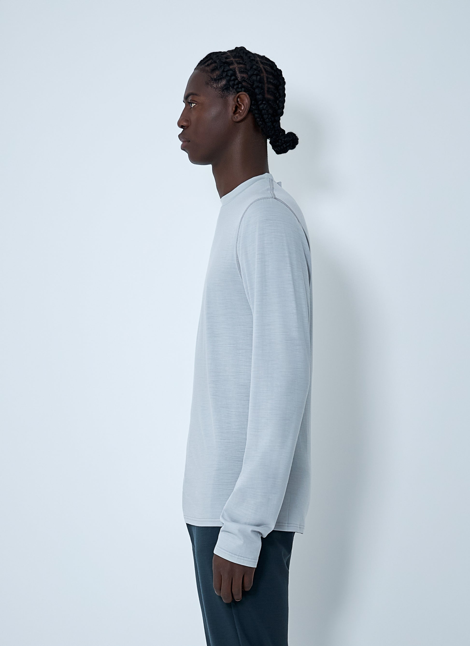 Rier Men Long Sleeve Crewneck Top RIER