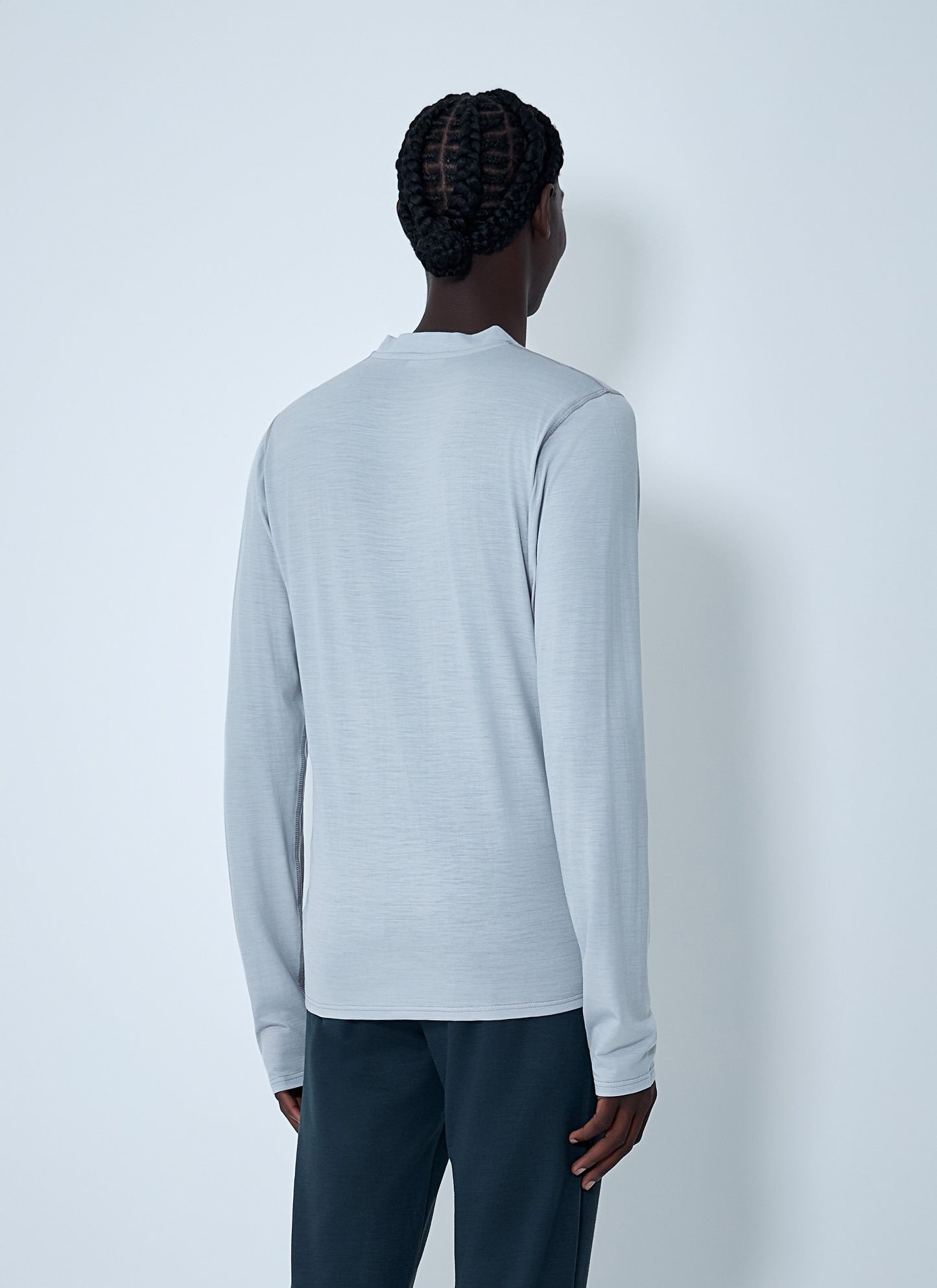 Rier Men Long Sleeve Crewneck Top RIER
