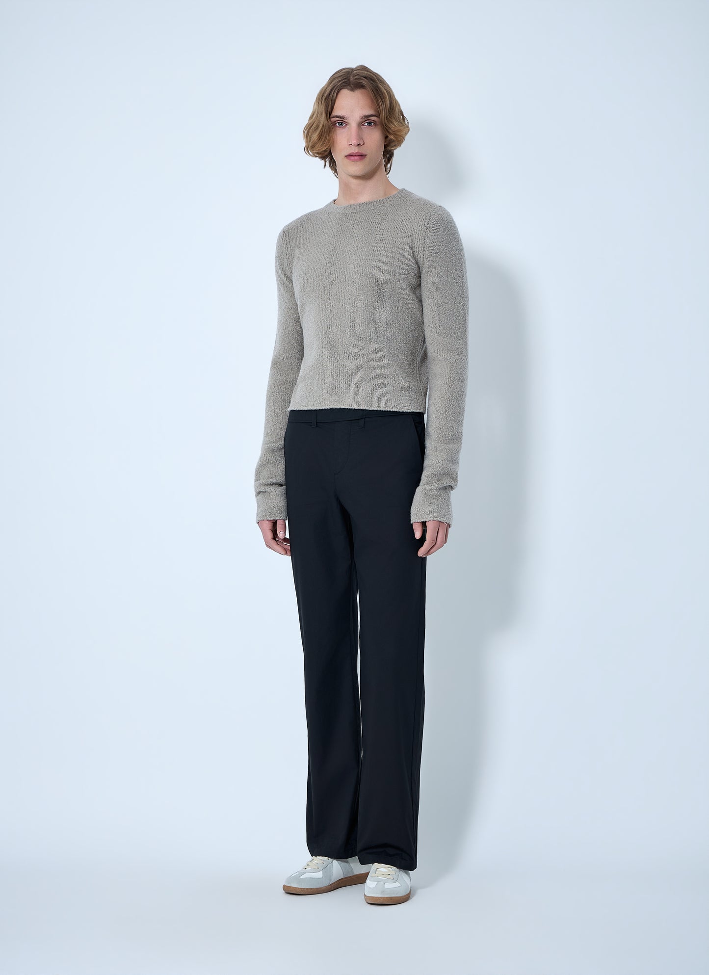 Rier Men Textured Knit Sweater RIER