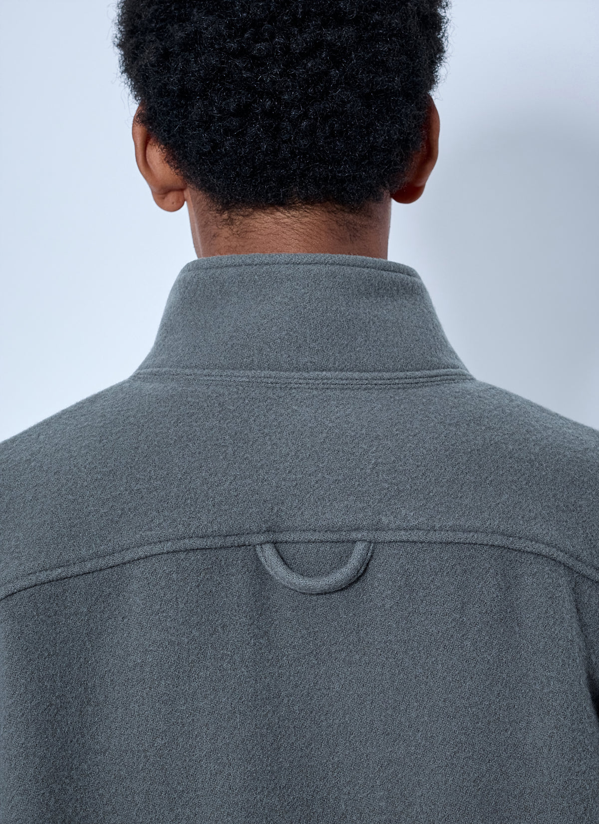 Rier Men Fleece Polo Sweatshirt RIER